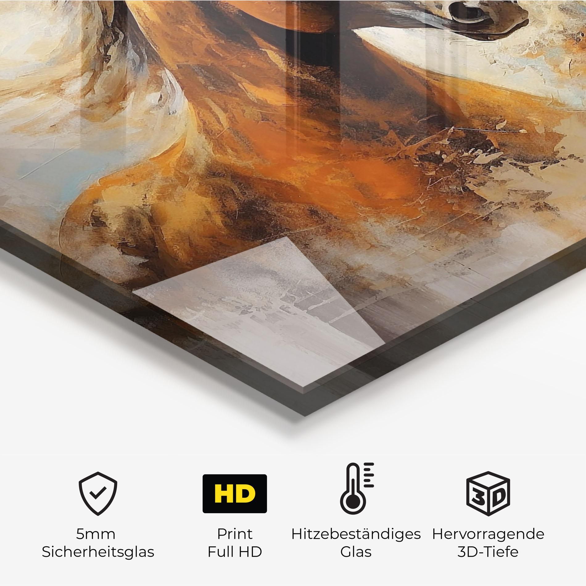 Brown Horses Staying mockup 2