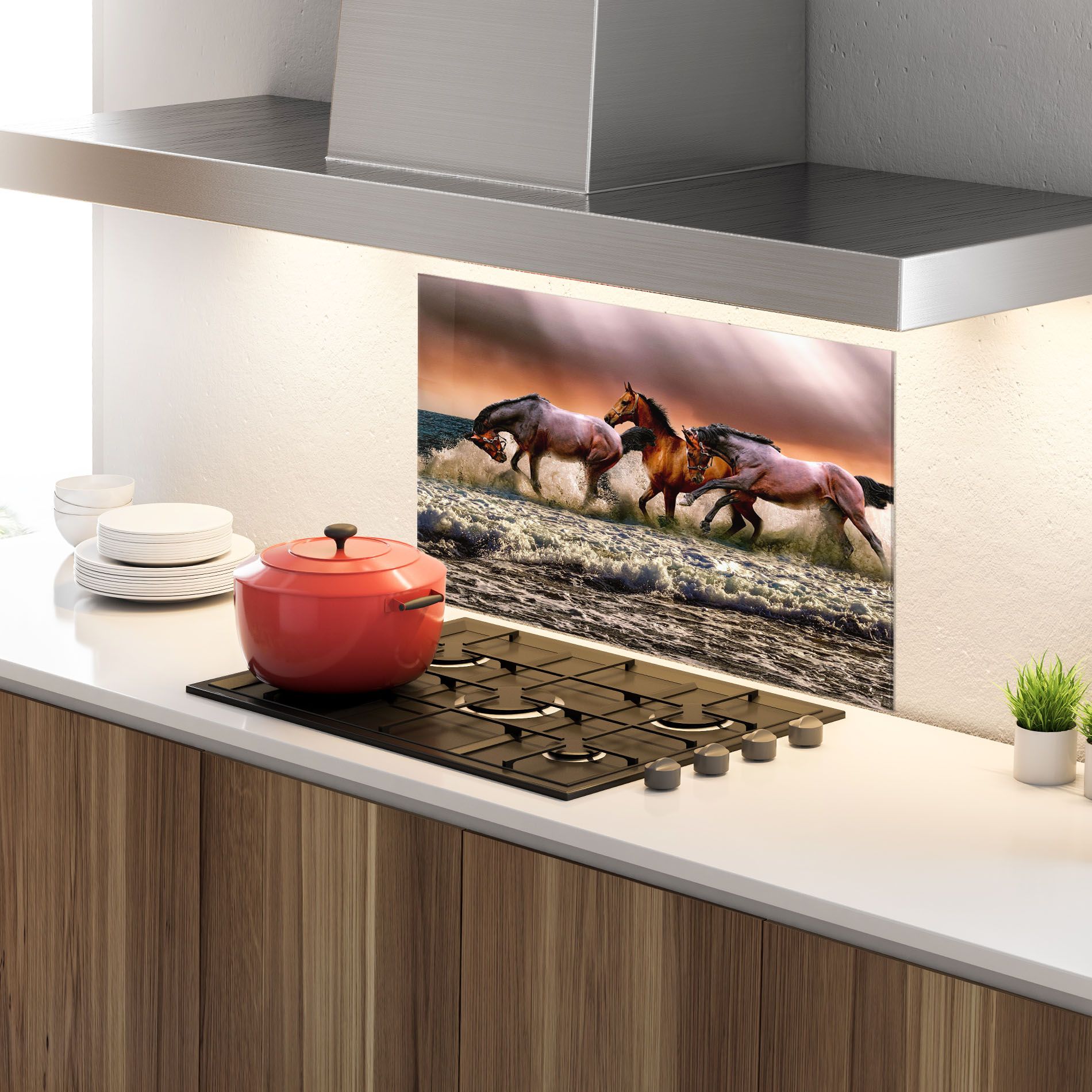 Horse In Sea mockup 4