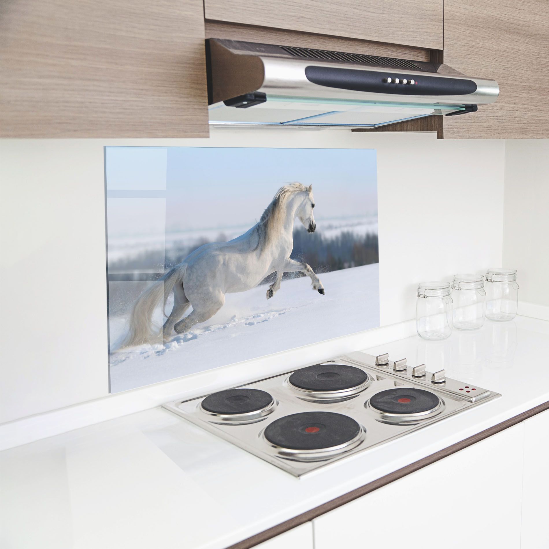 Snow Horse Running mockup 8