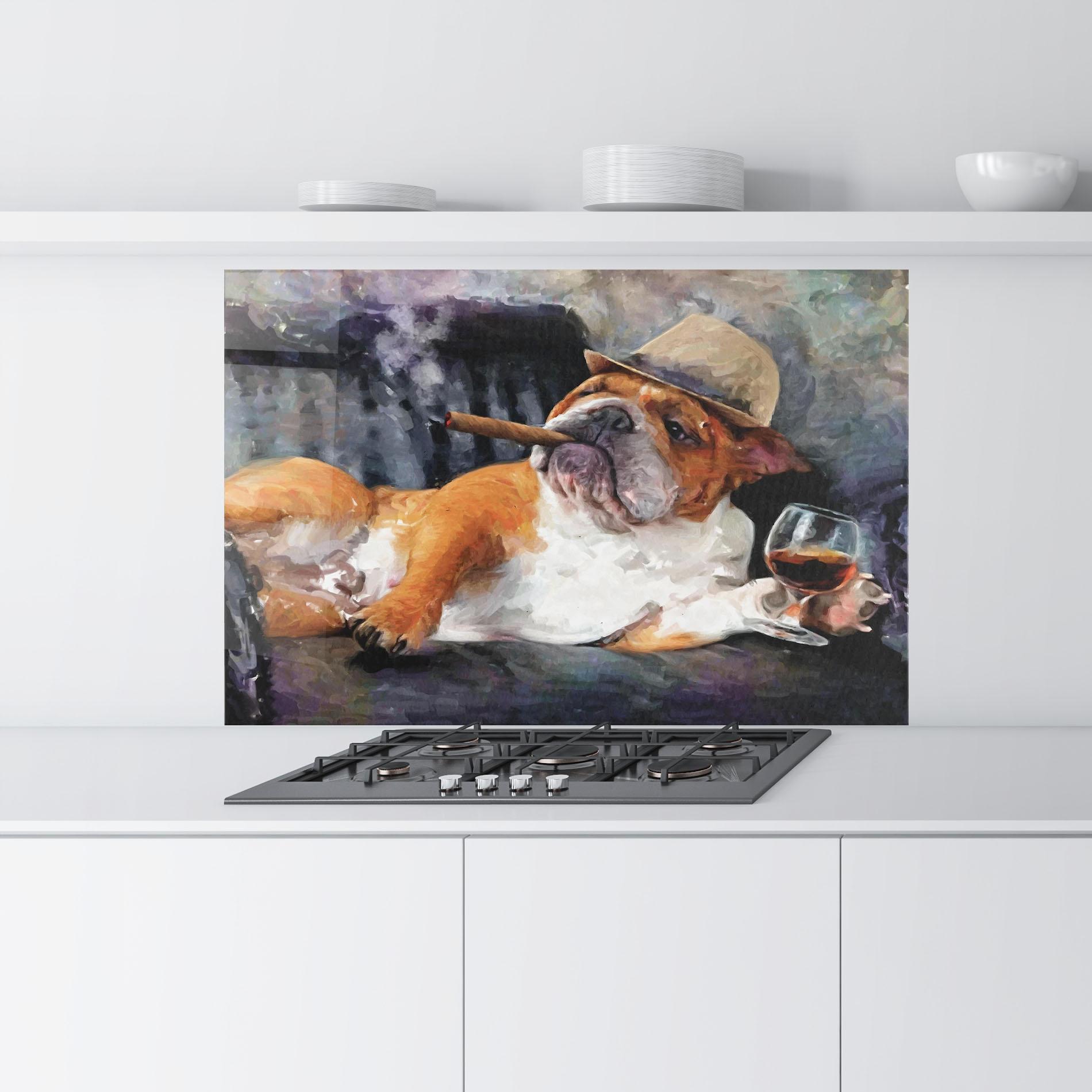 Küchenrückwand Glas Enjoy Life mockup 9