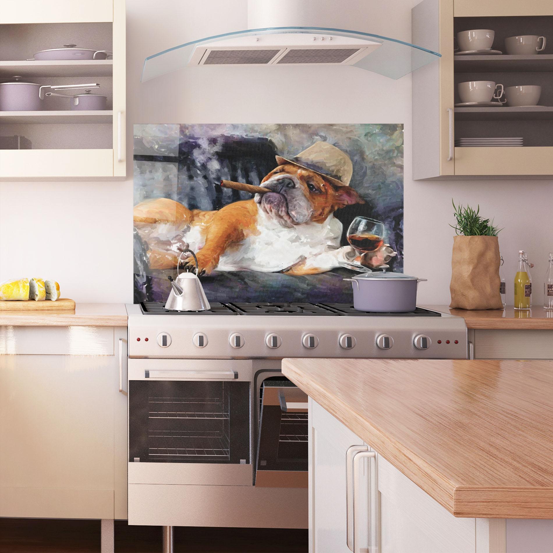 Küchenrückwand Glas Enjoy Life mockup 1