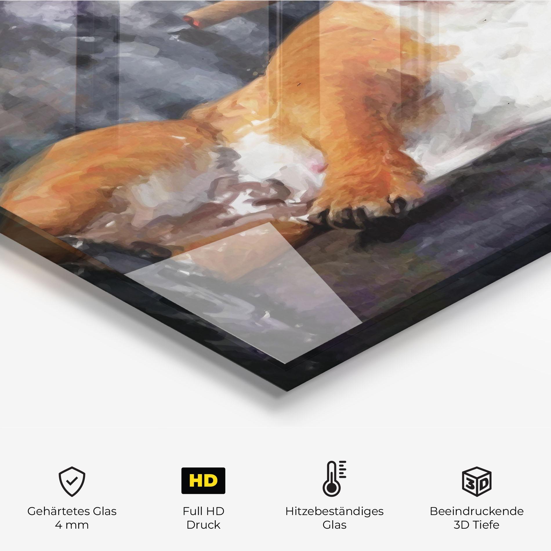 Küchenrückwand Glas Enjoy Life mockup 2