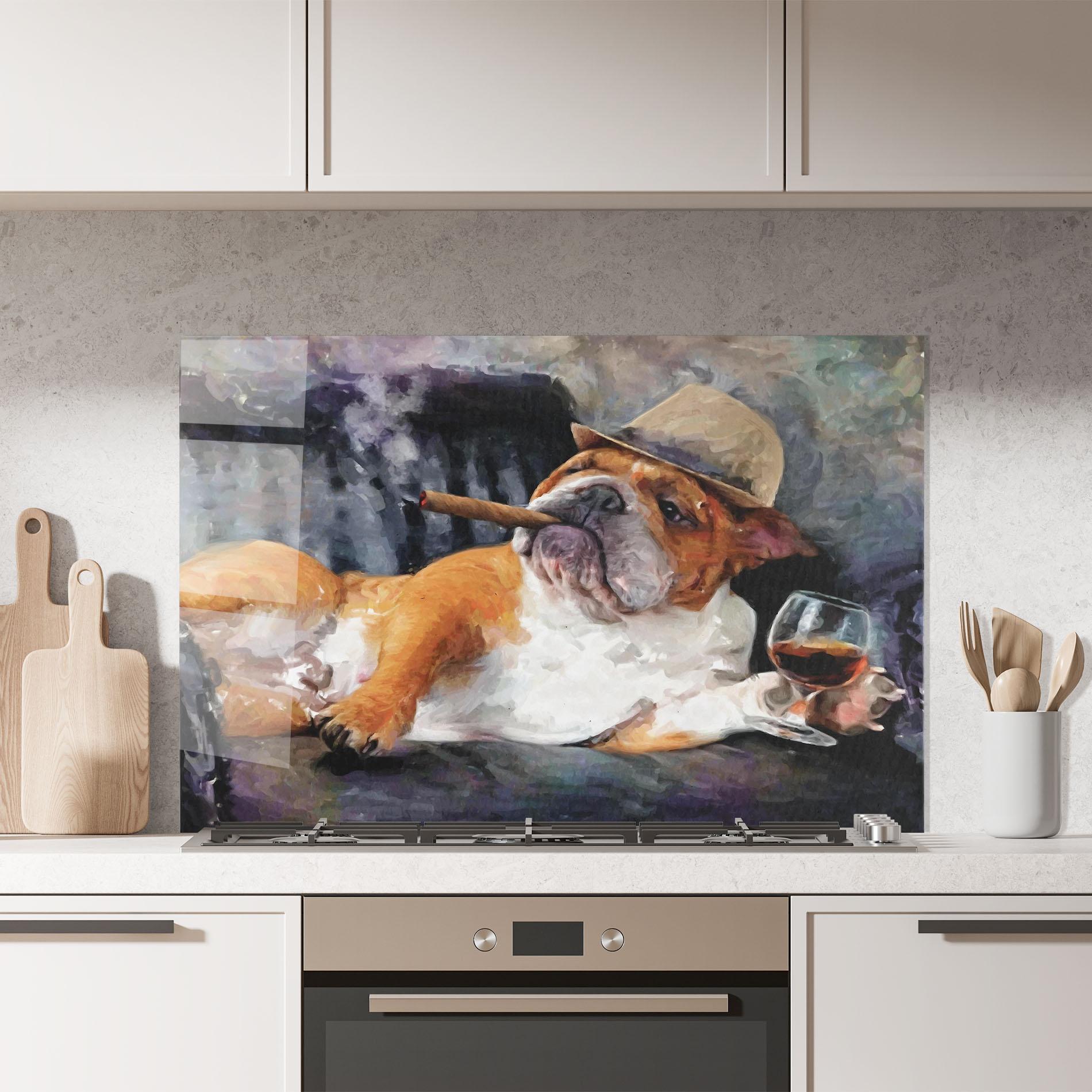 Küchenrückwand Glas Enjoy Life mockup 7