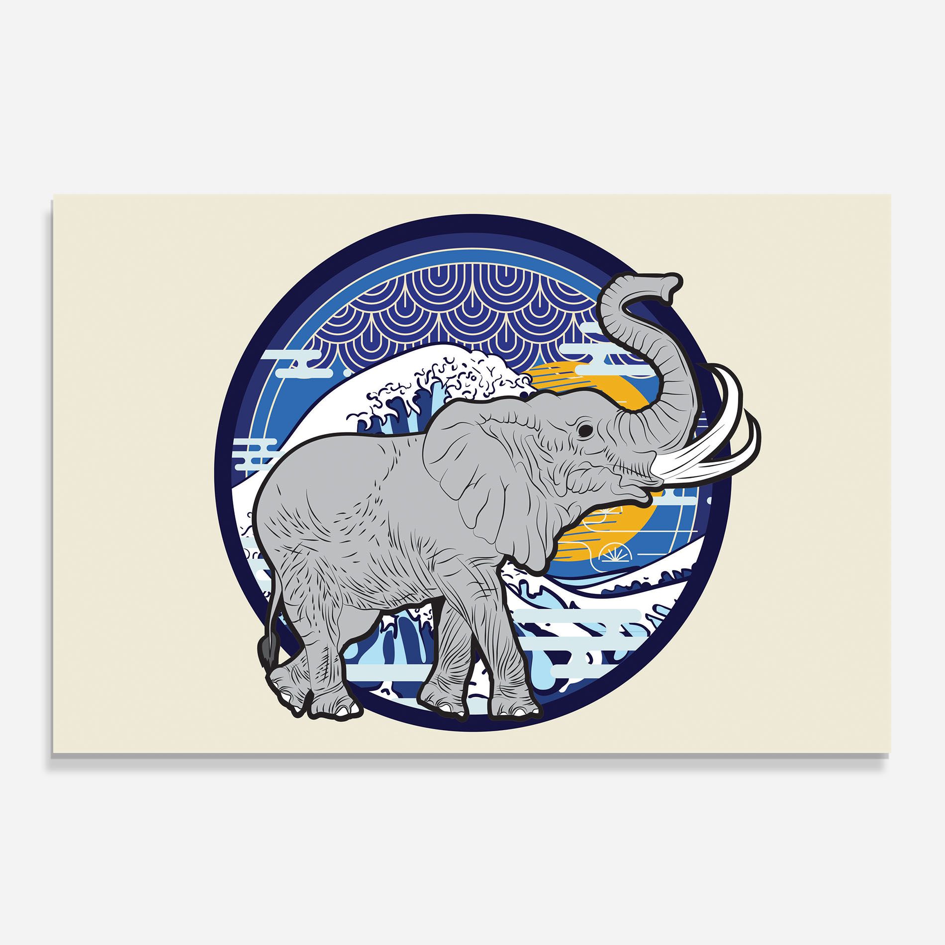Elephant On Cream mockup 0