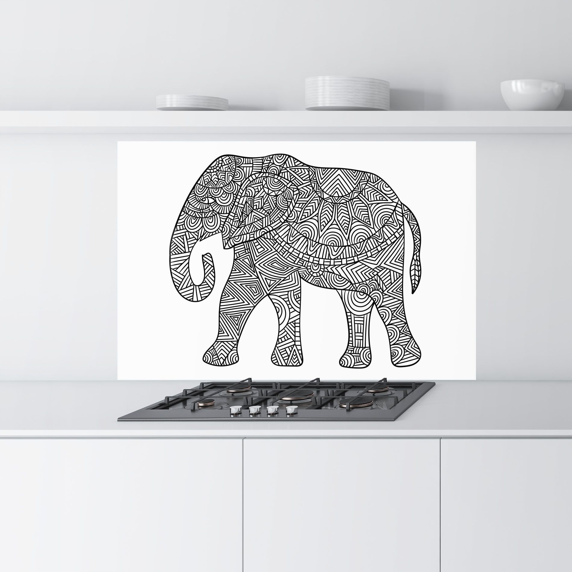 Elephant Mandala mockup 9