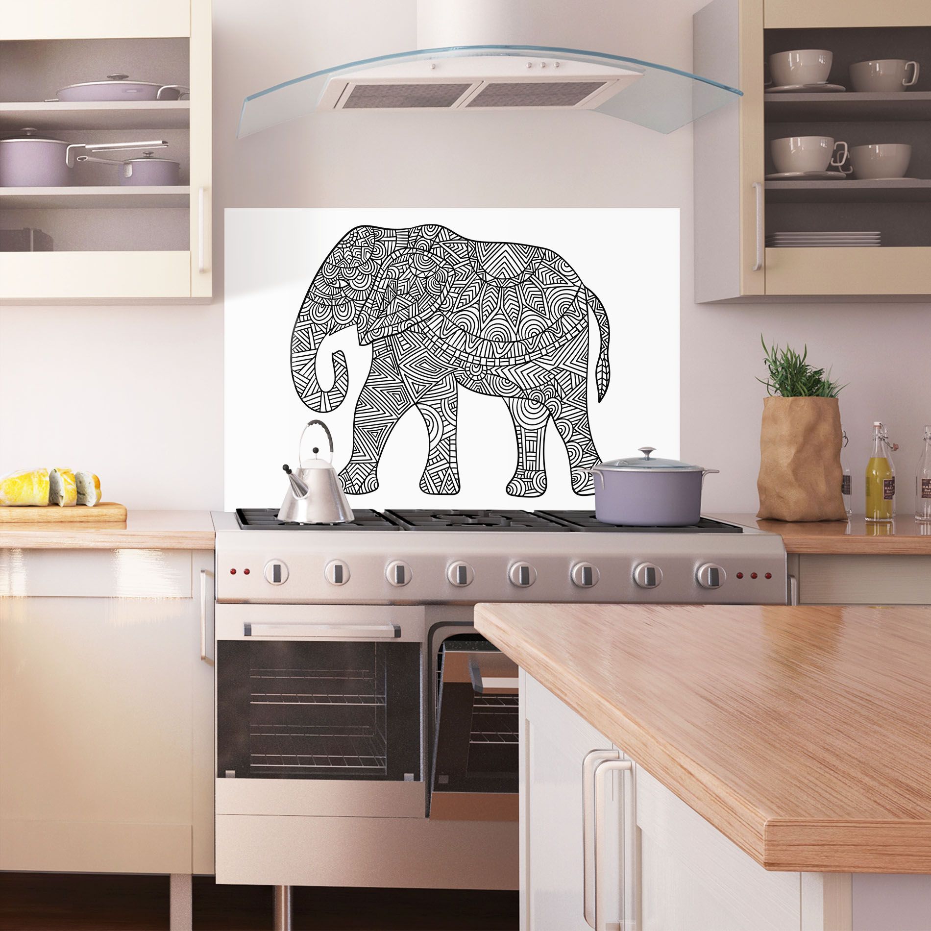 Elephant Mandala mockup 1