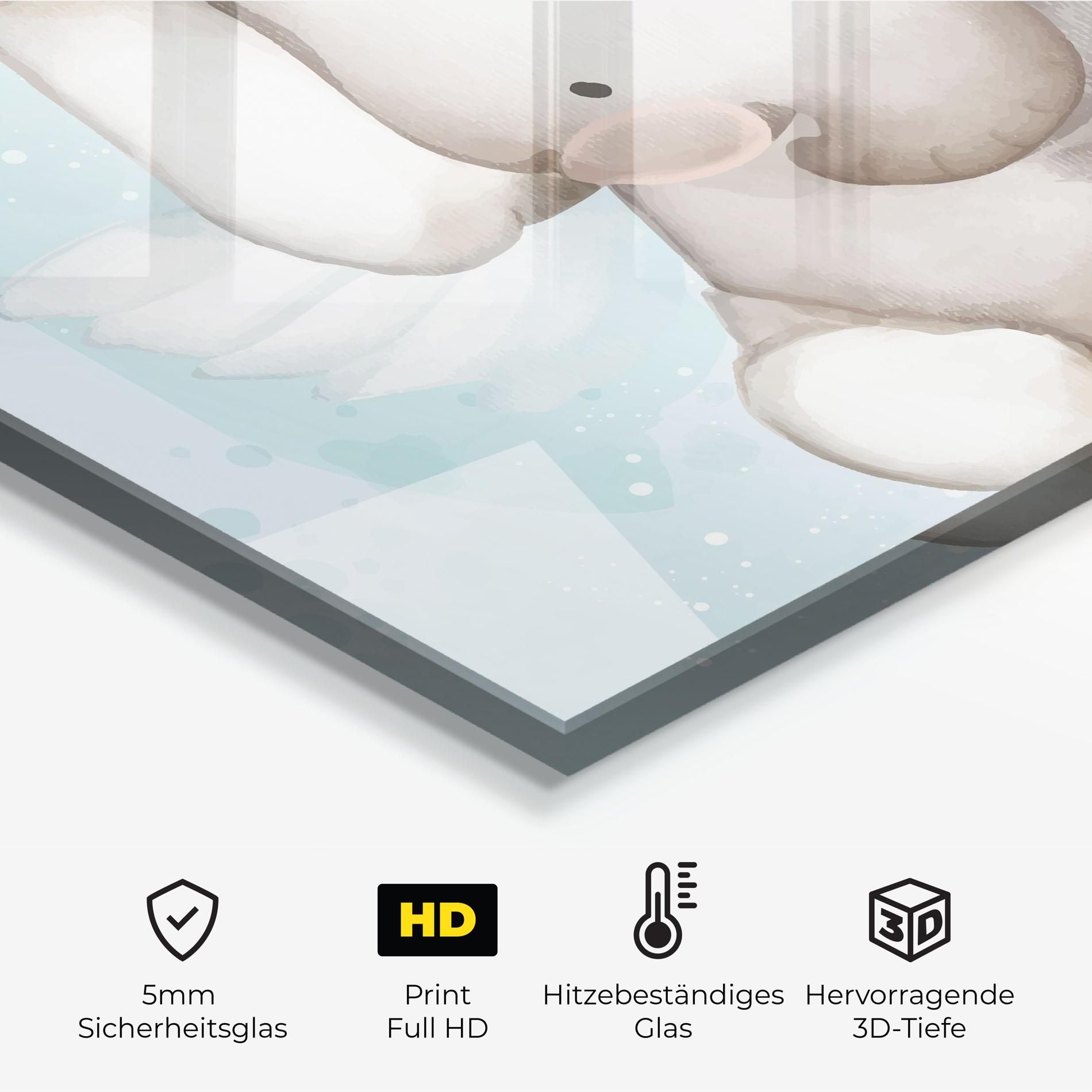 Elephant On Blue mockup 2