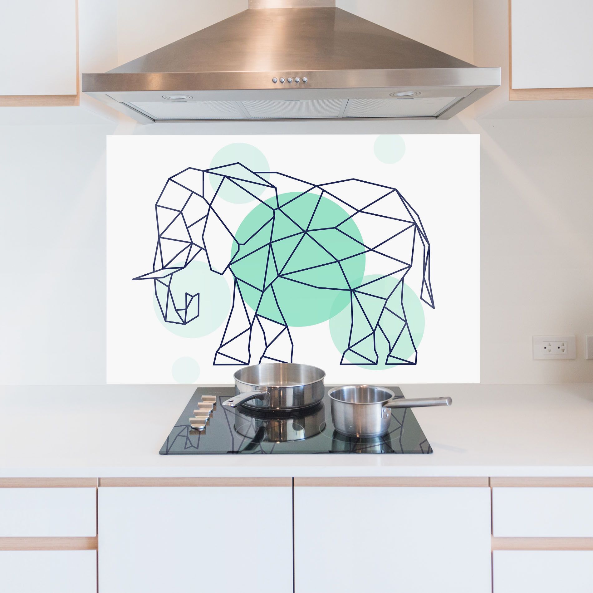 Elephant Geometric mockup 5