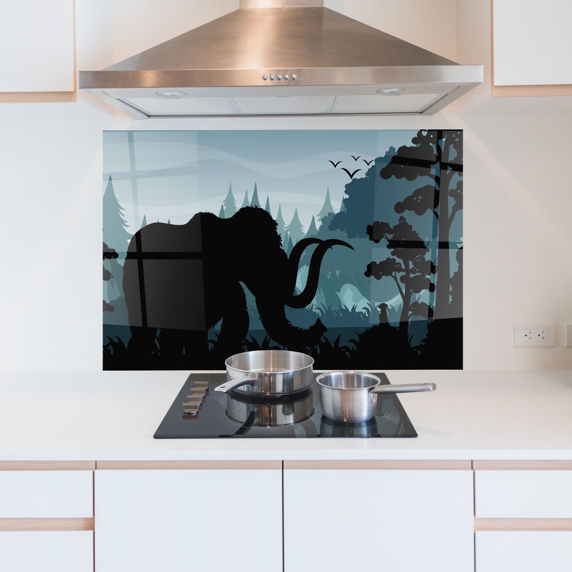 Elephant Shilouette mockup 5
