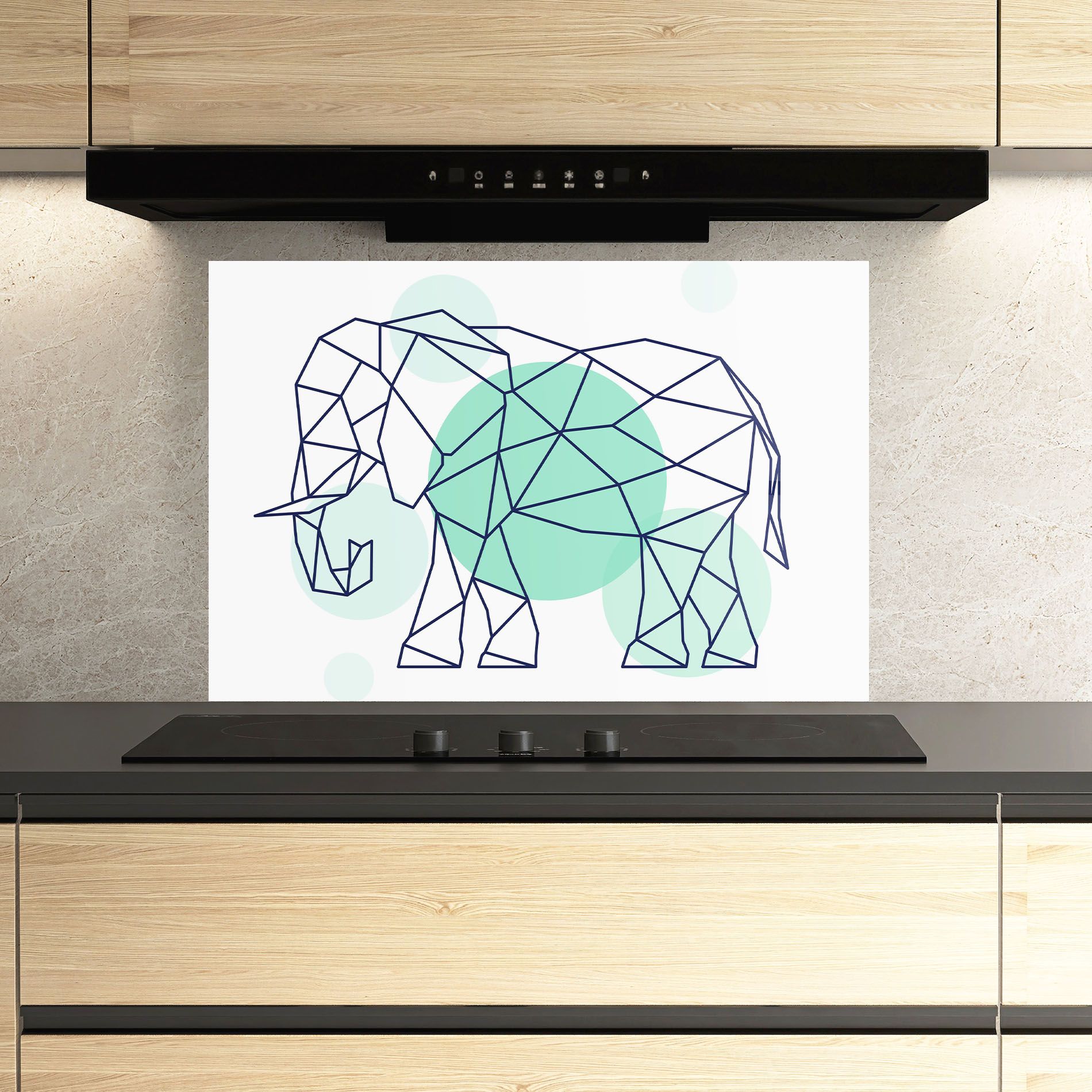 Elephant Geometric mockup 3