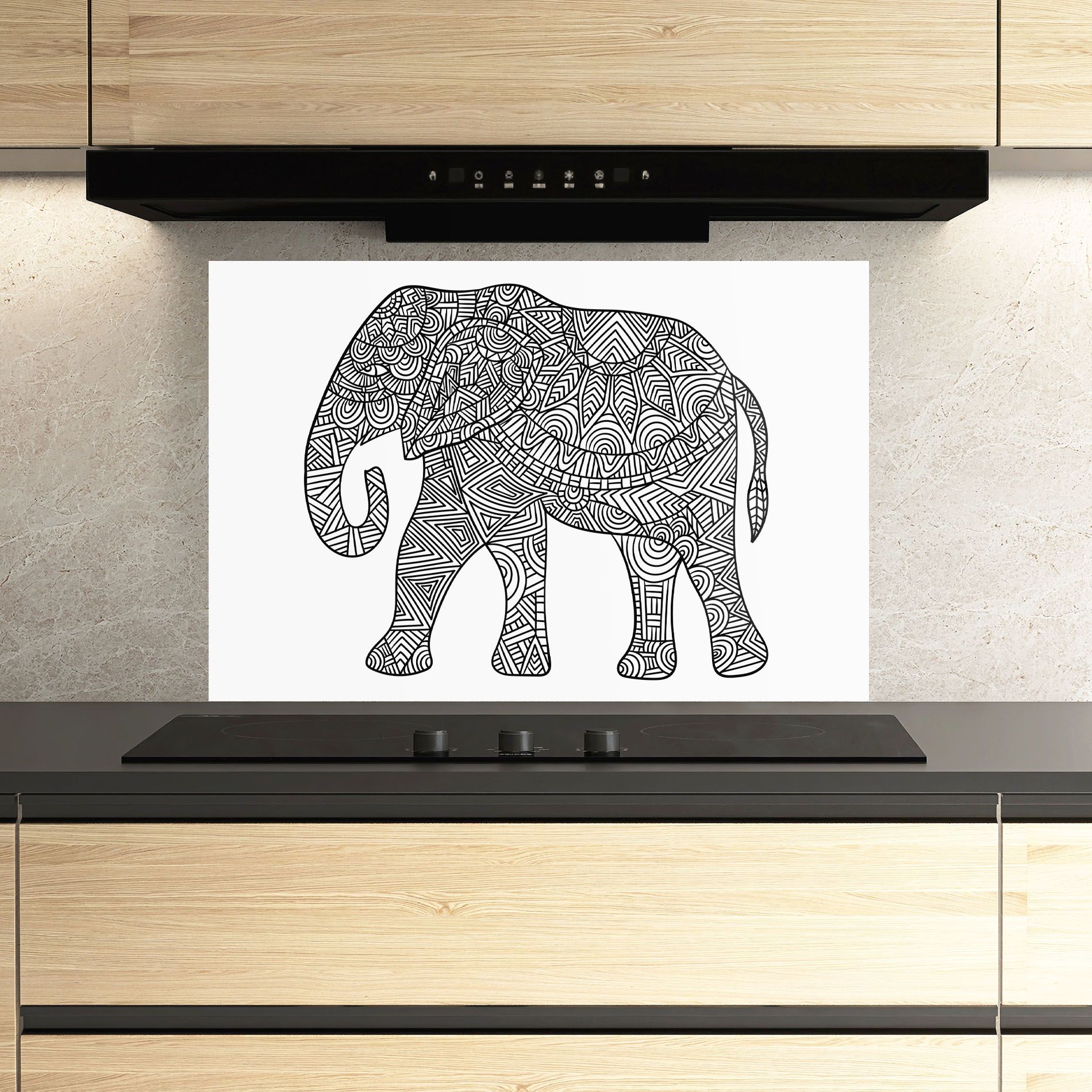 Elephant Mandala mockup 3