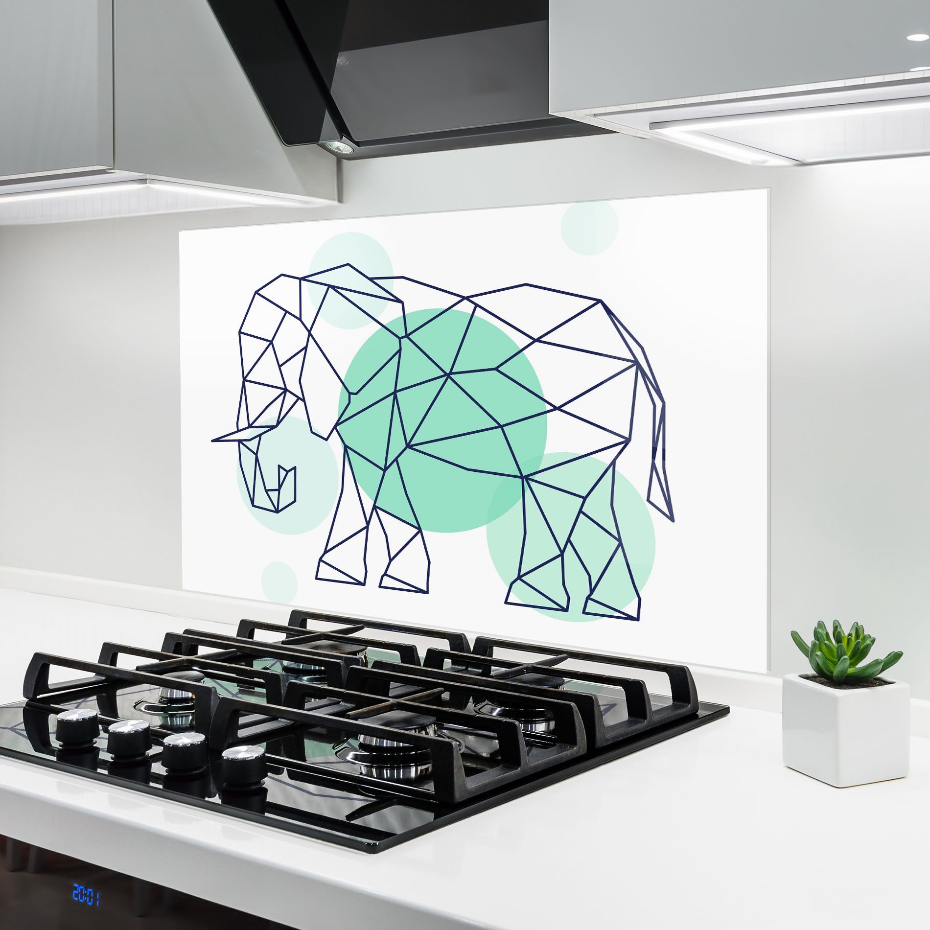 Elephant Geometric mockup 6