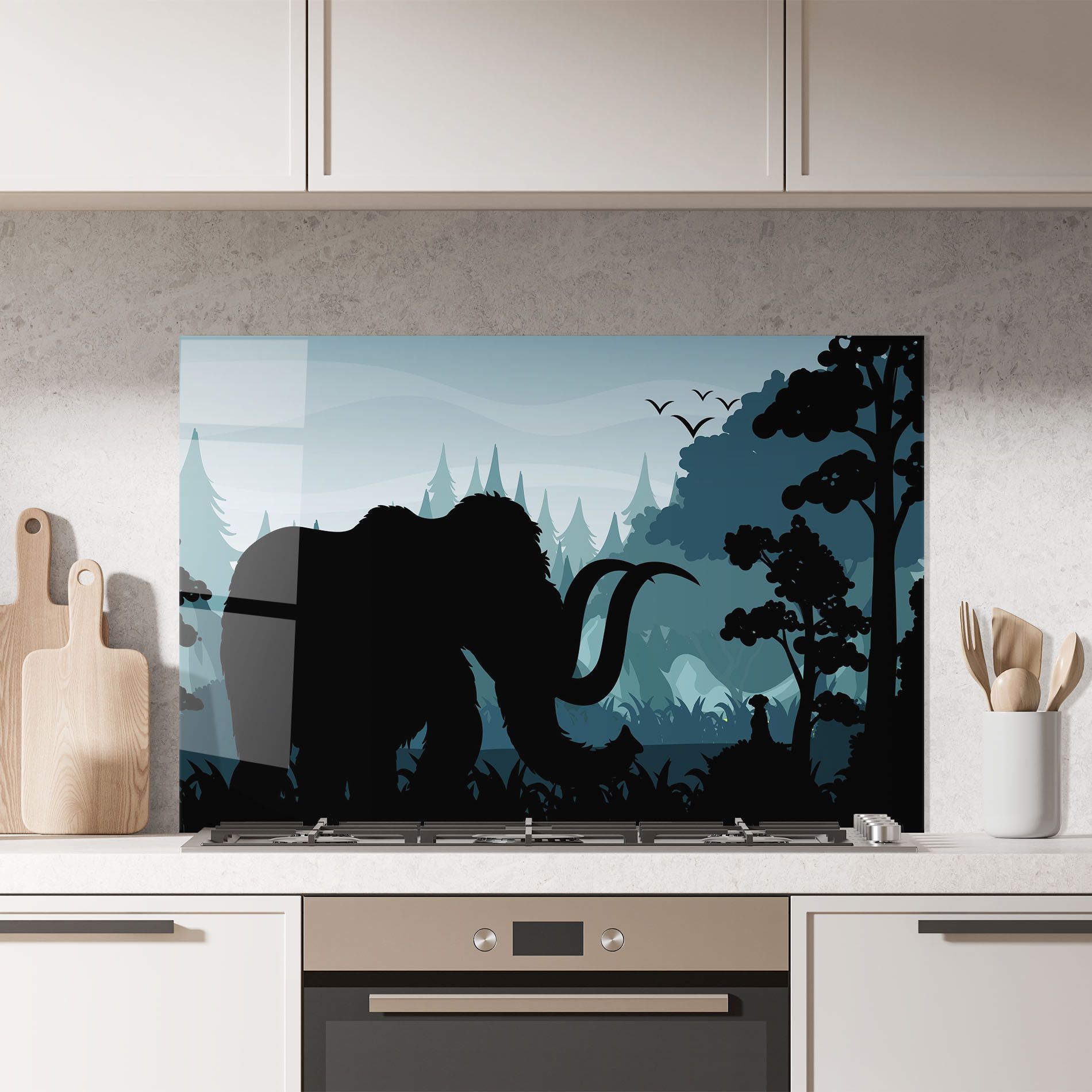 Elephant Shilouette mockup 7