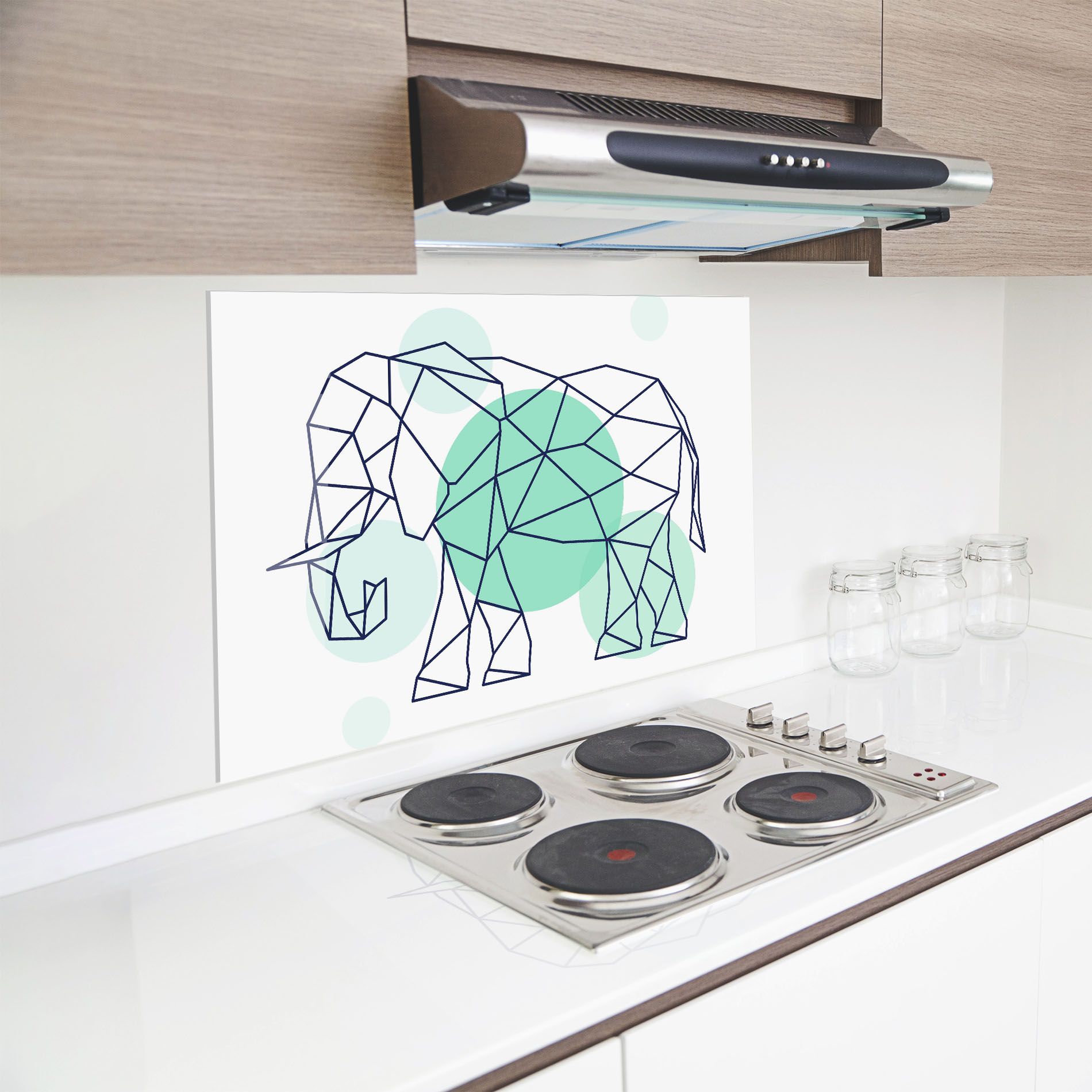 Elephant Geometric mockup 8