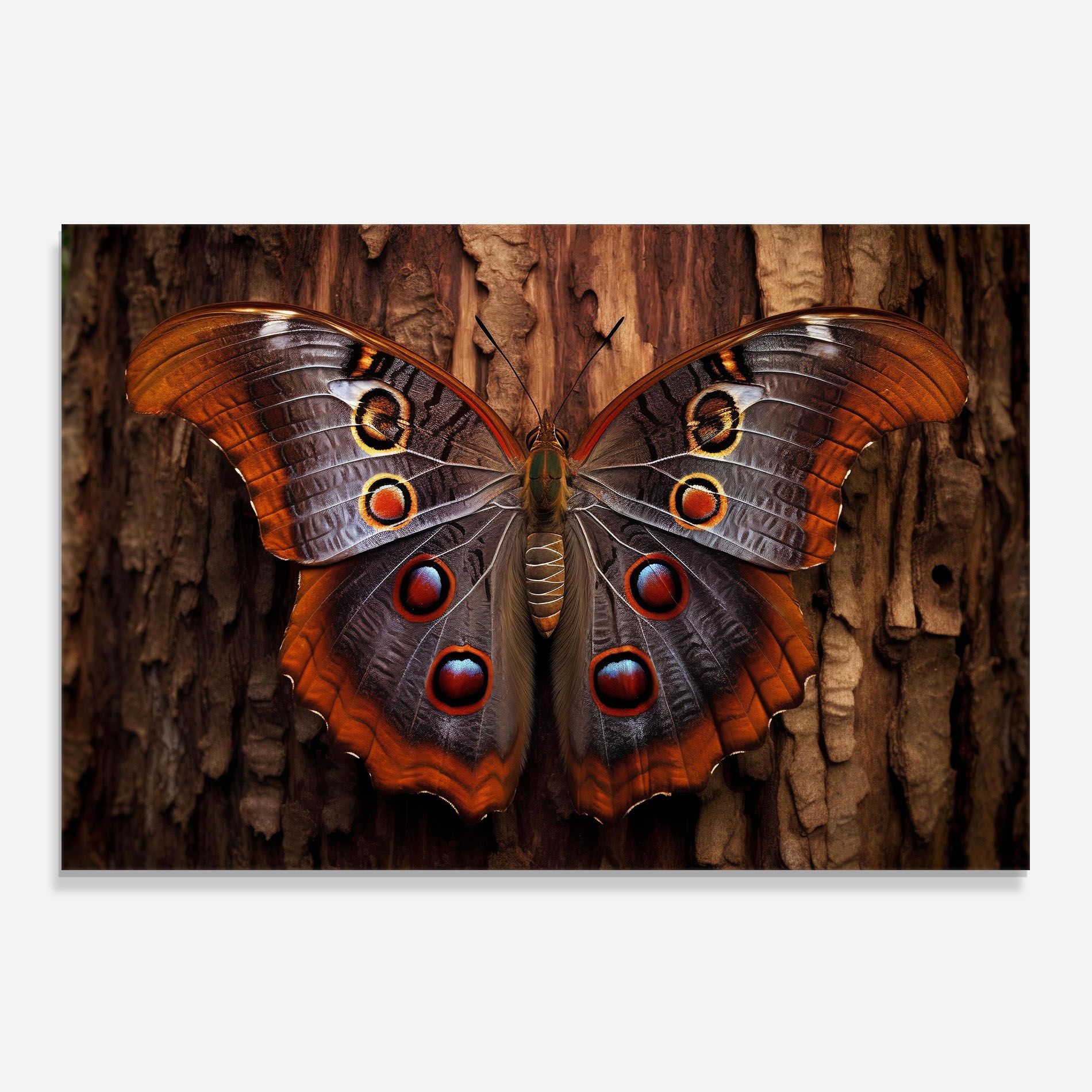 Brown Eyes Butterfly mockup 0