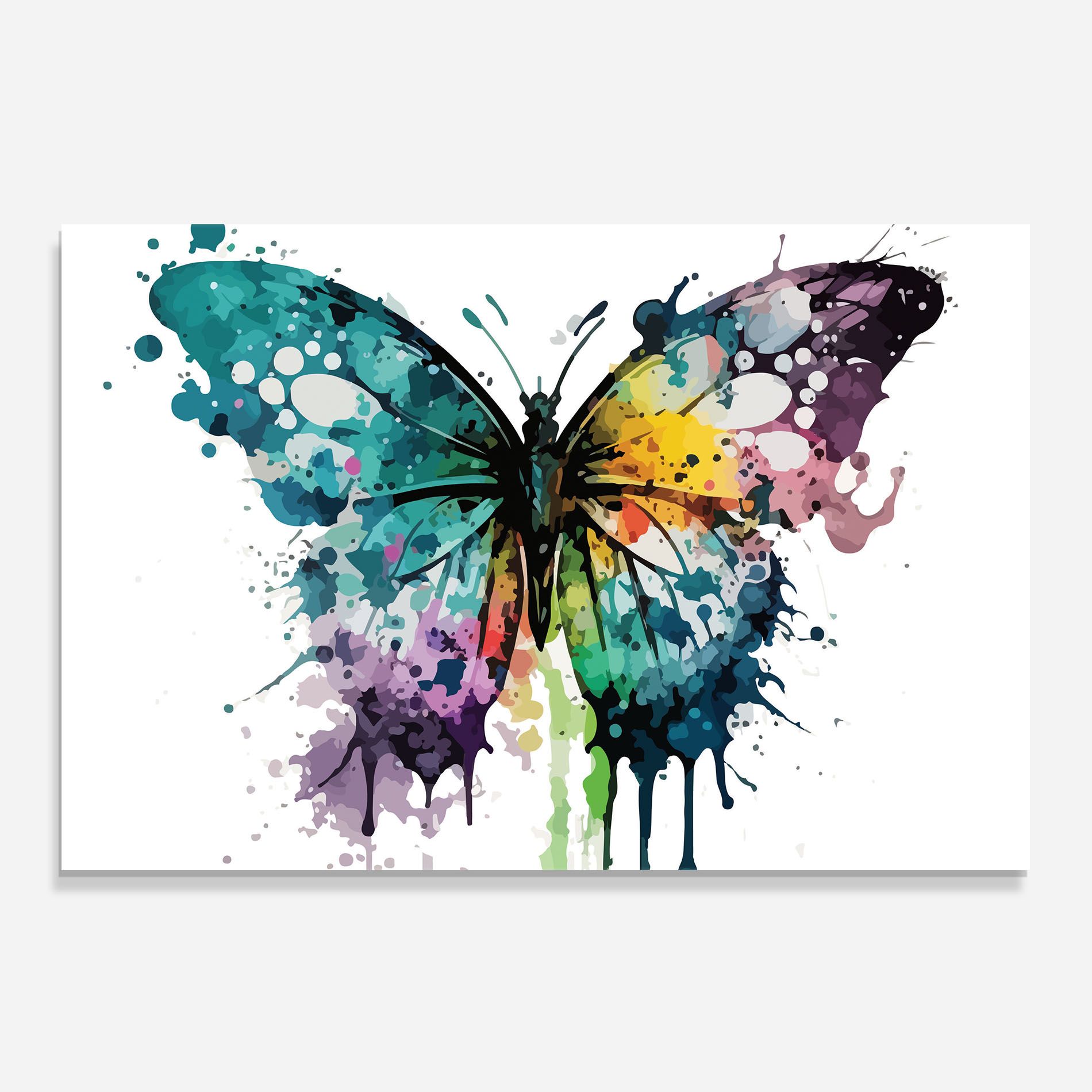 Watercolor Pretty Butterfly mockup 0