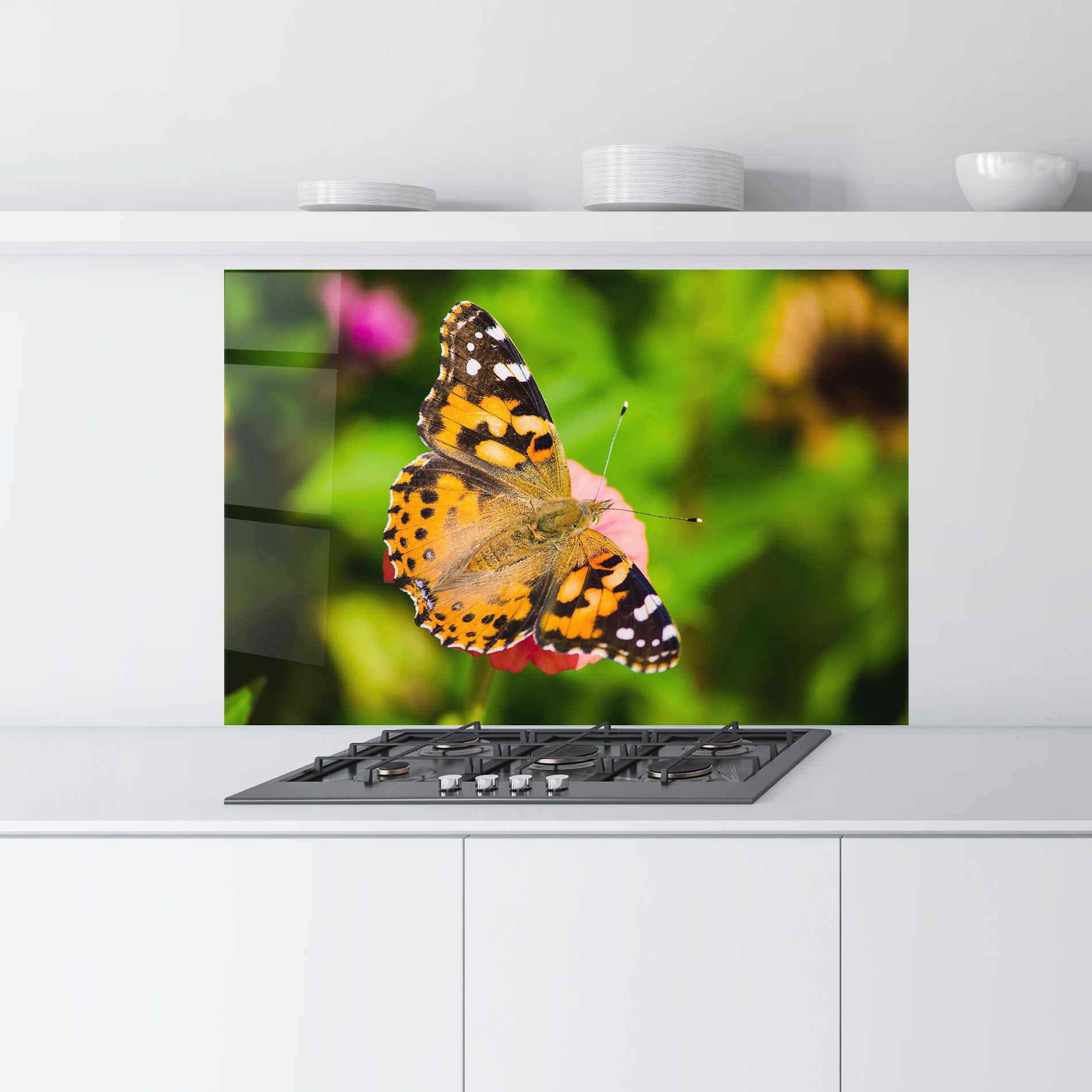 Butterfly On Flower mockup 9