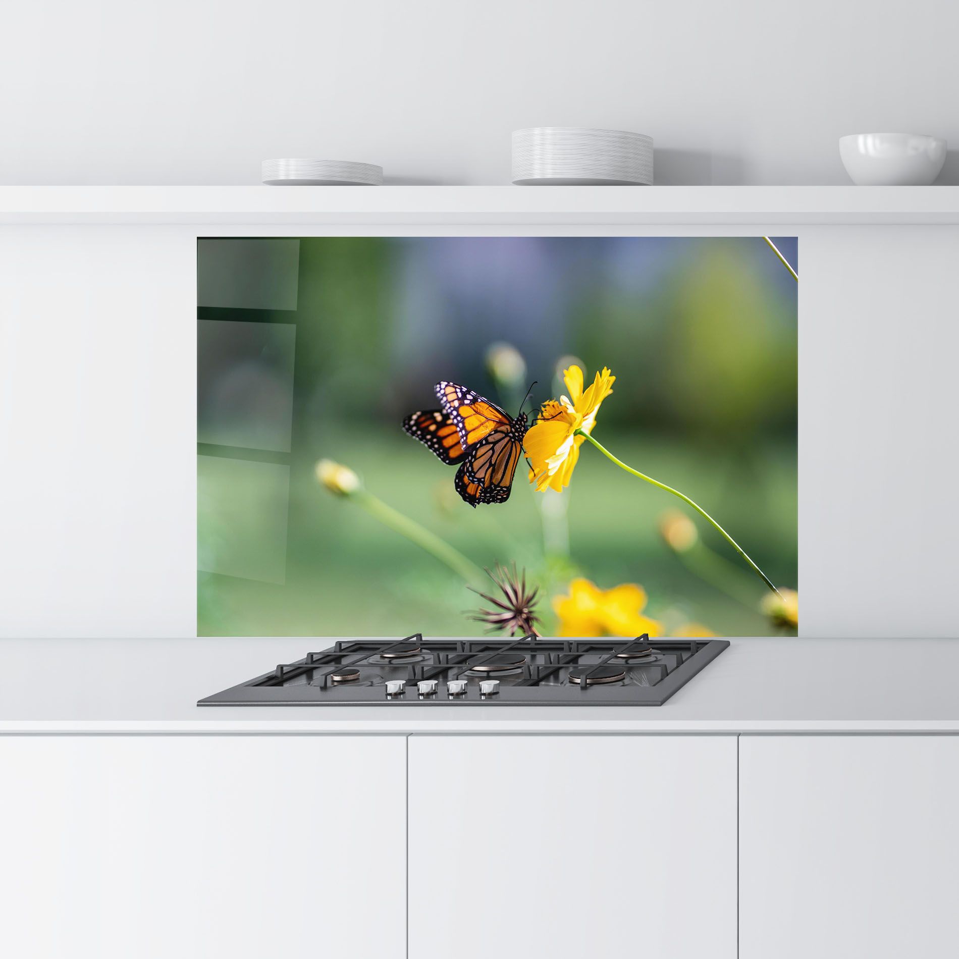 Nice Orange Butterfly mockup 9