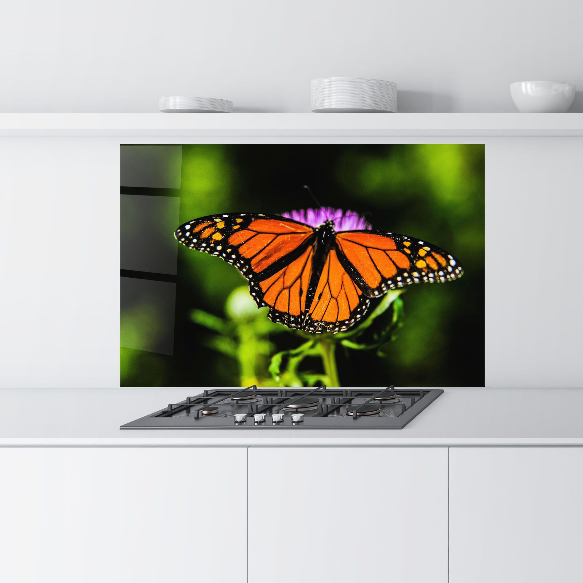 Orange Open Butterfly mockup 9