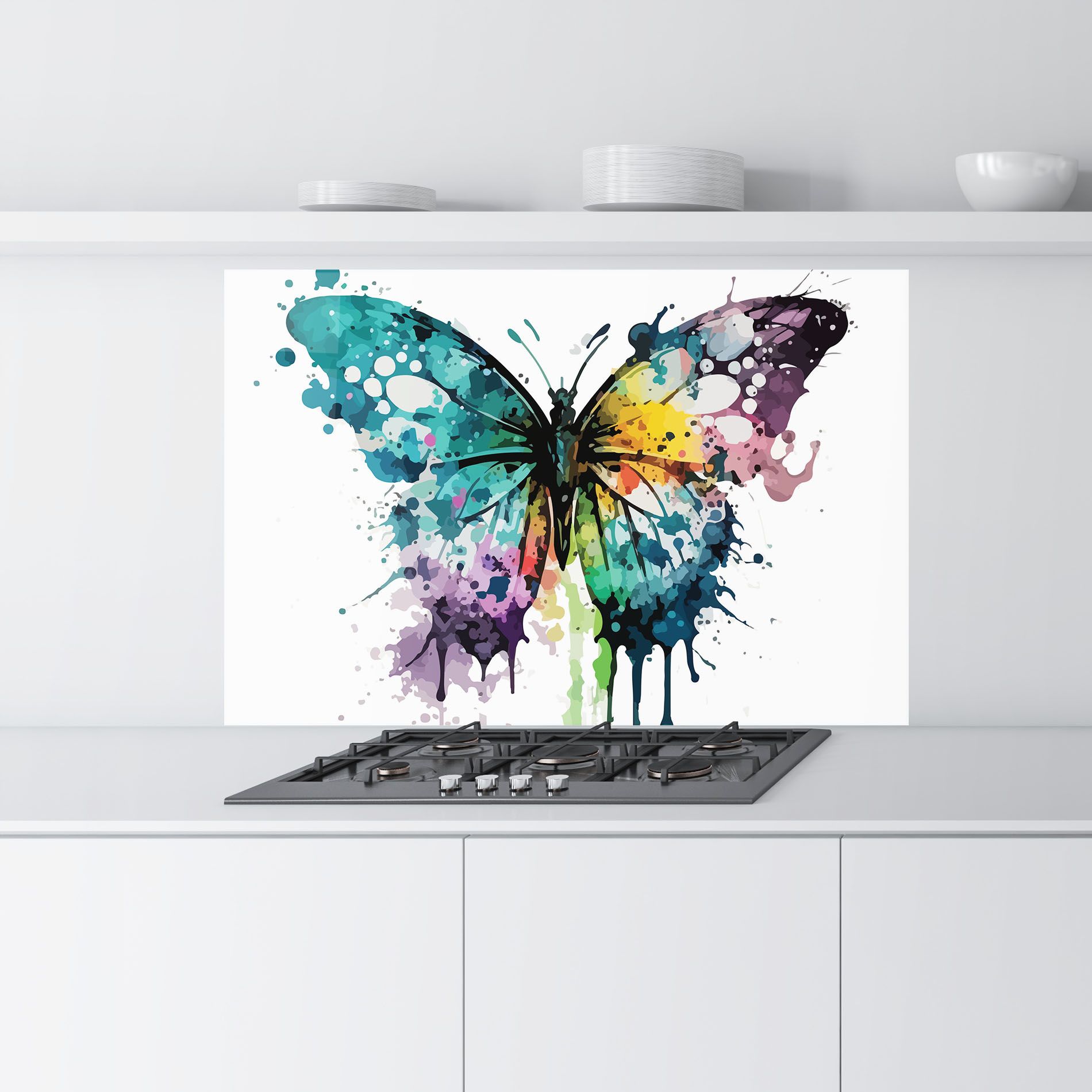 Watercolor Pretty Butterfly mockup 9