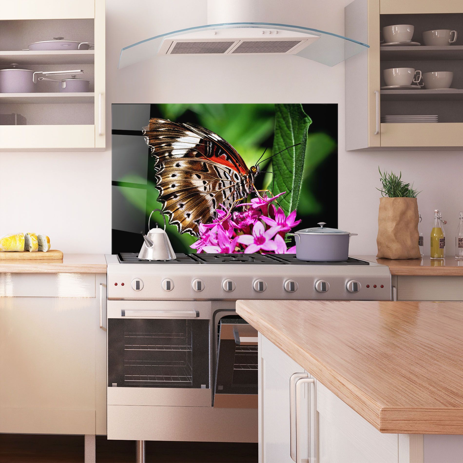 Brown Red Butterfly mockup 1