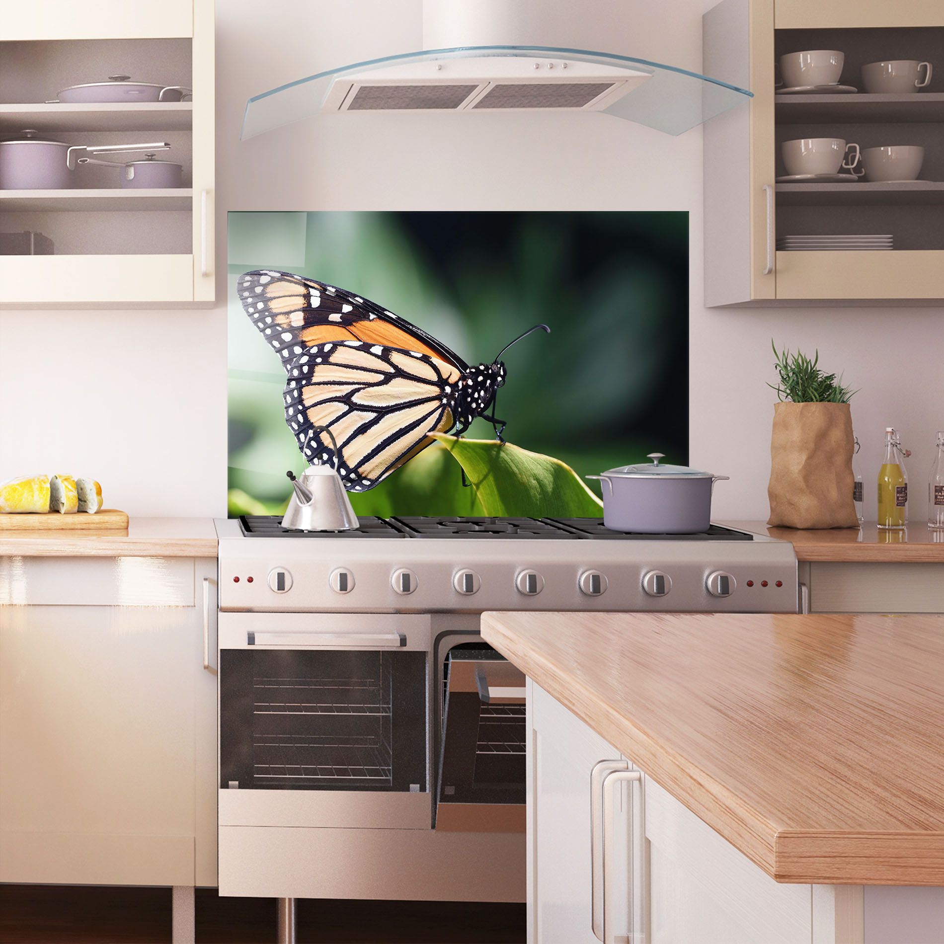 Light Orange Butterfly mockup 1