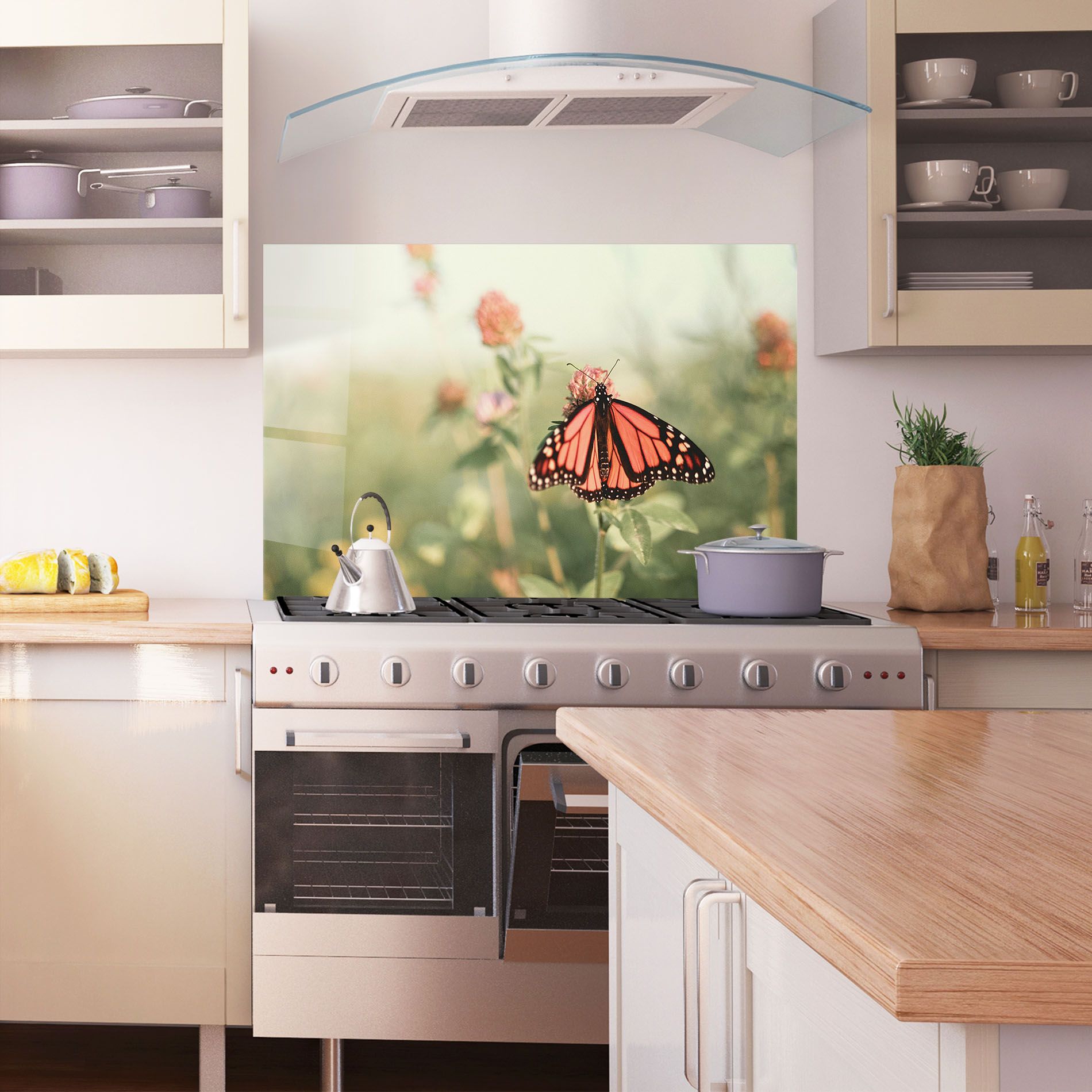 Light Red Butterfly mockup 1