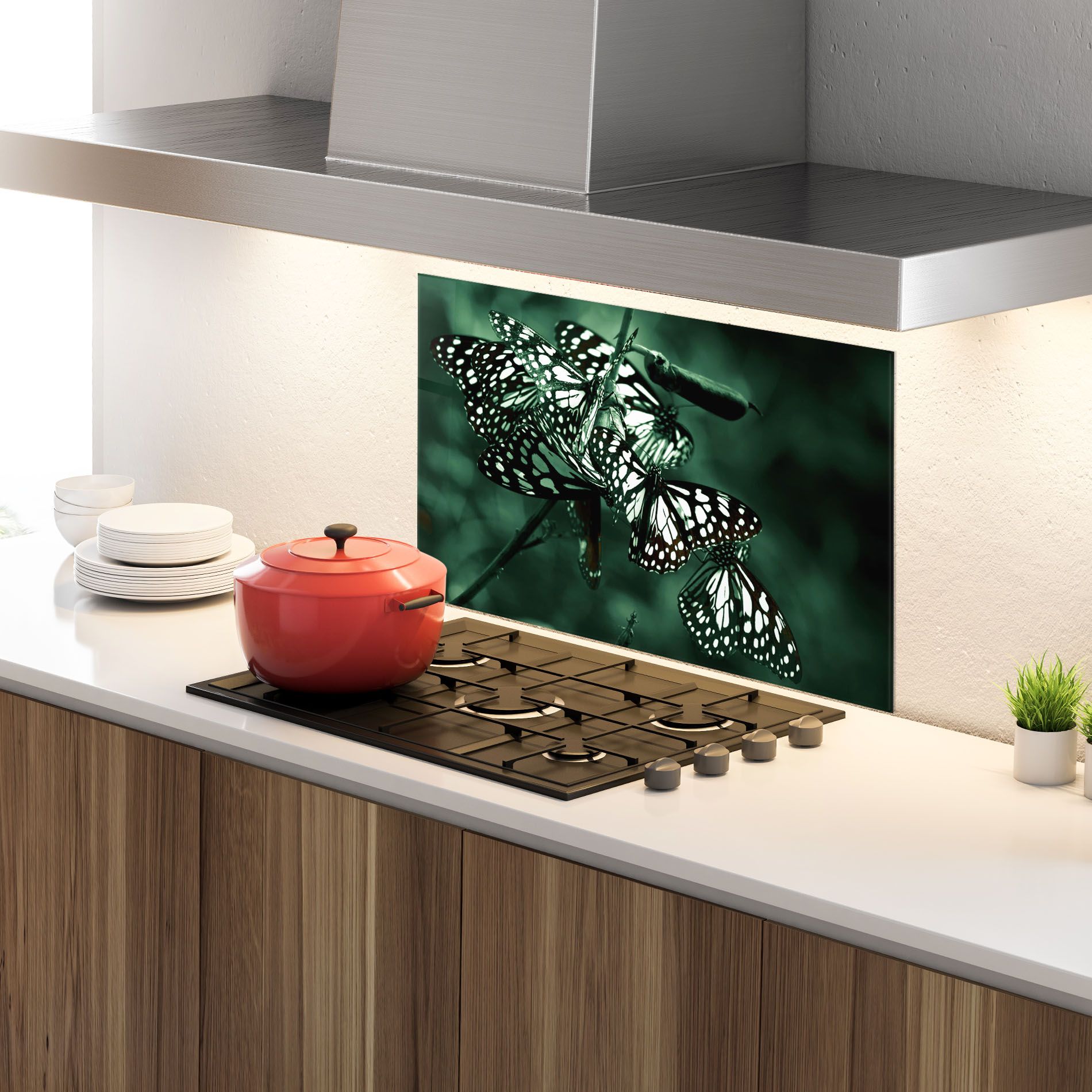 Black White Butterflies mockup 4