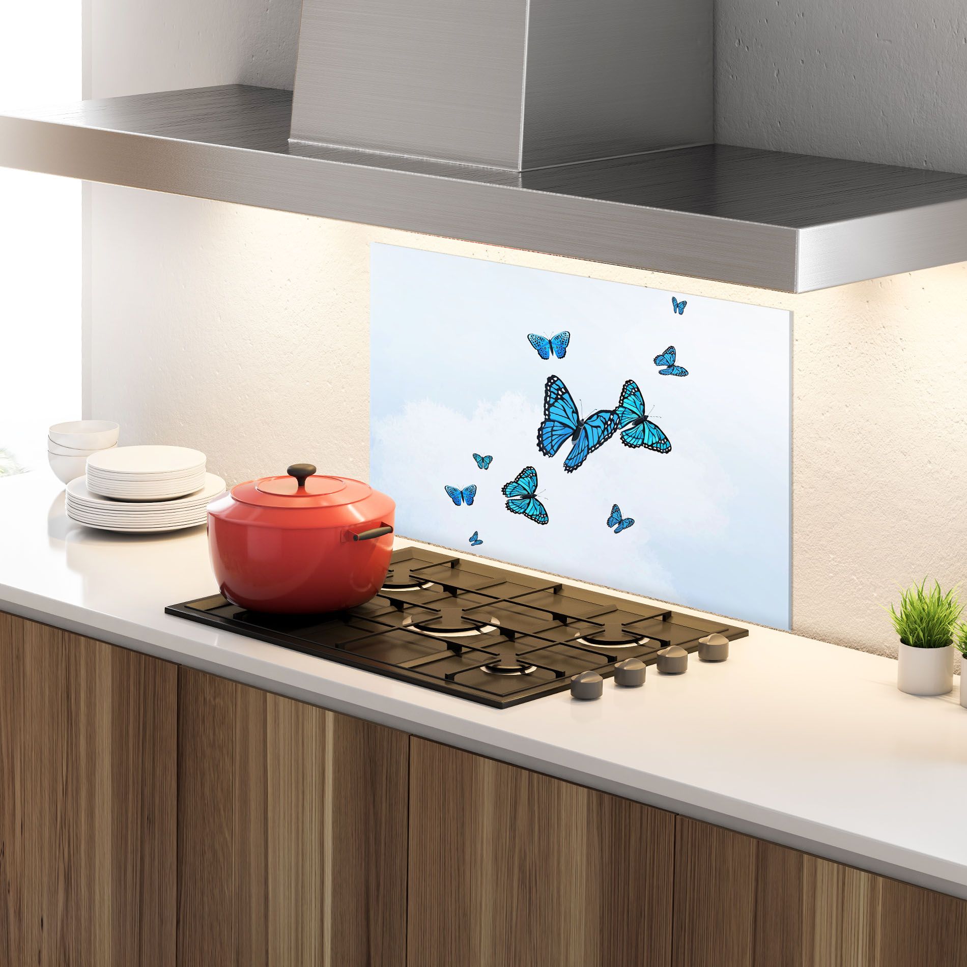 Blue Sky Butterfly mockup 4