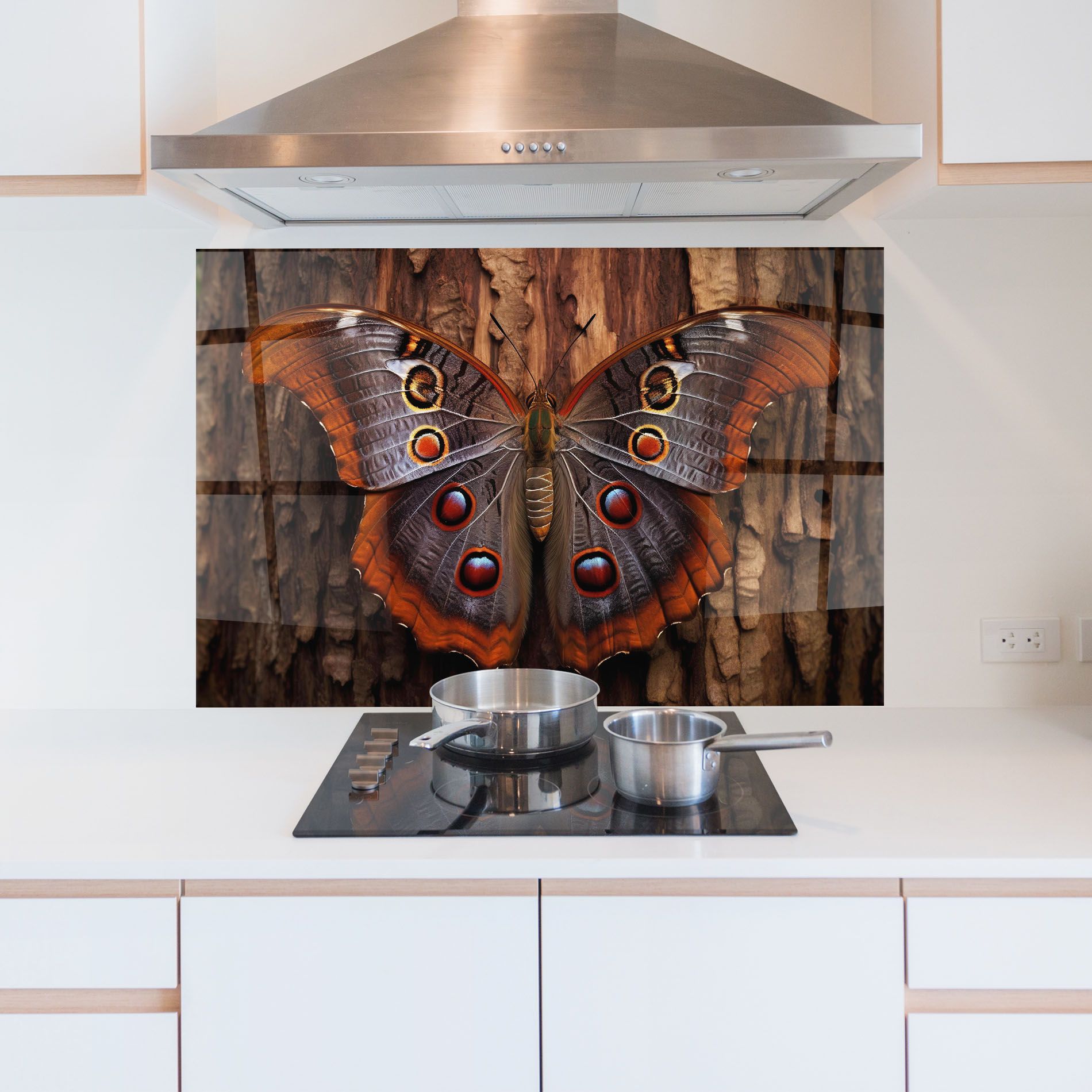 Brown Eyes Butterfly mockup 5