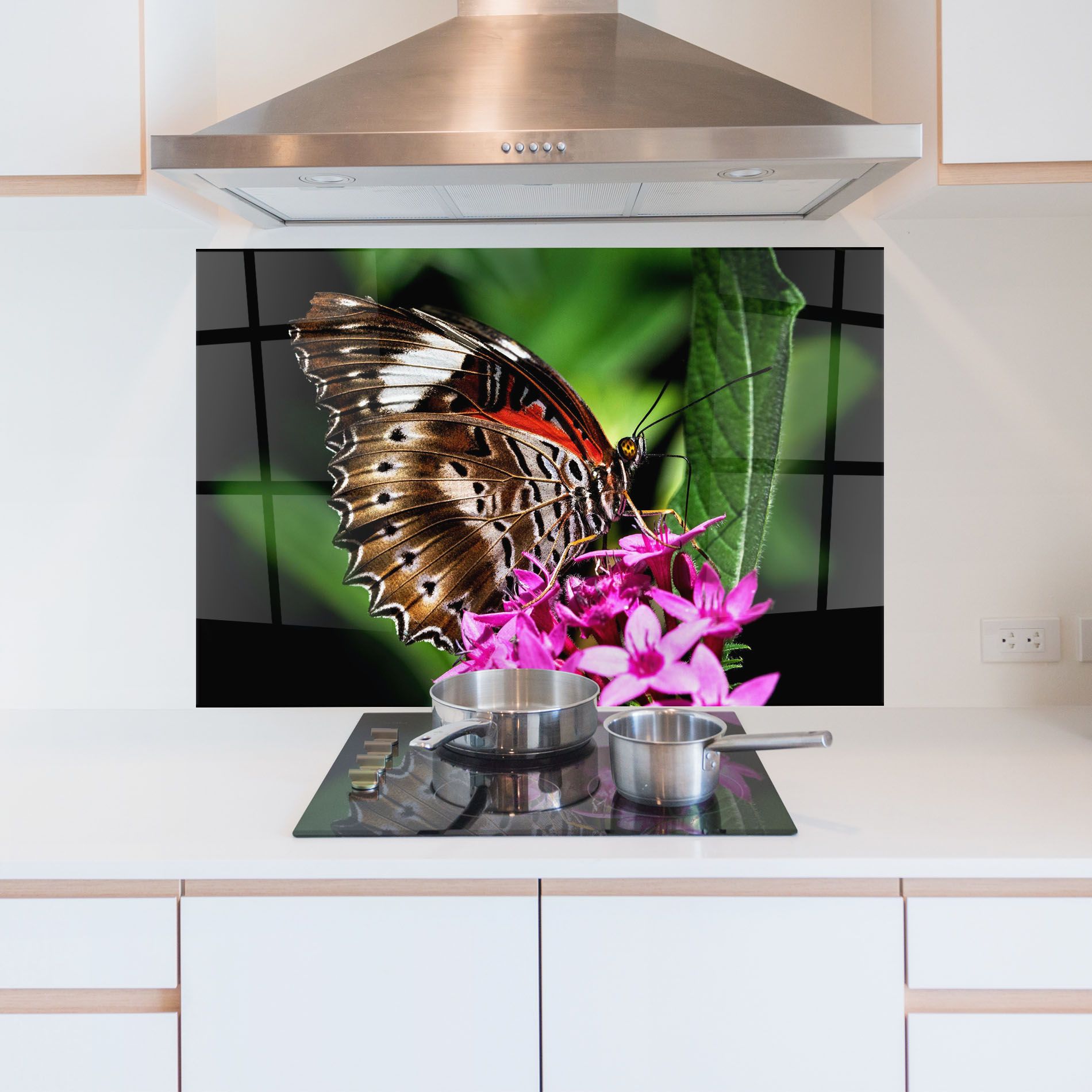 Brown Red Butterfly mockup 5