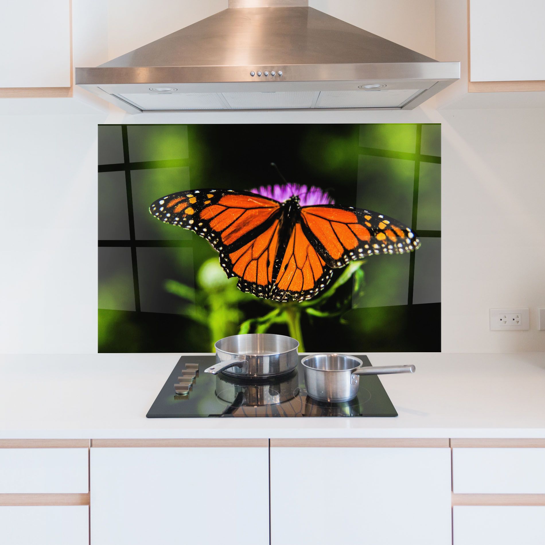 Orange Open Butterfly mockup 5