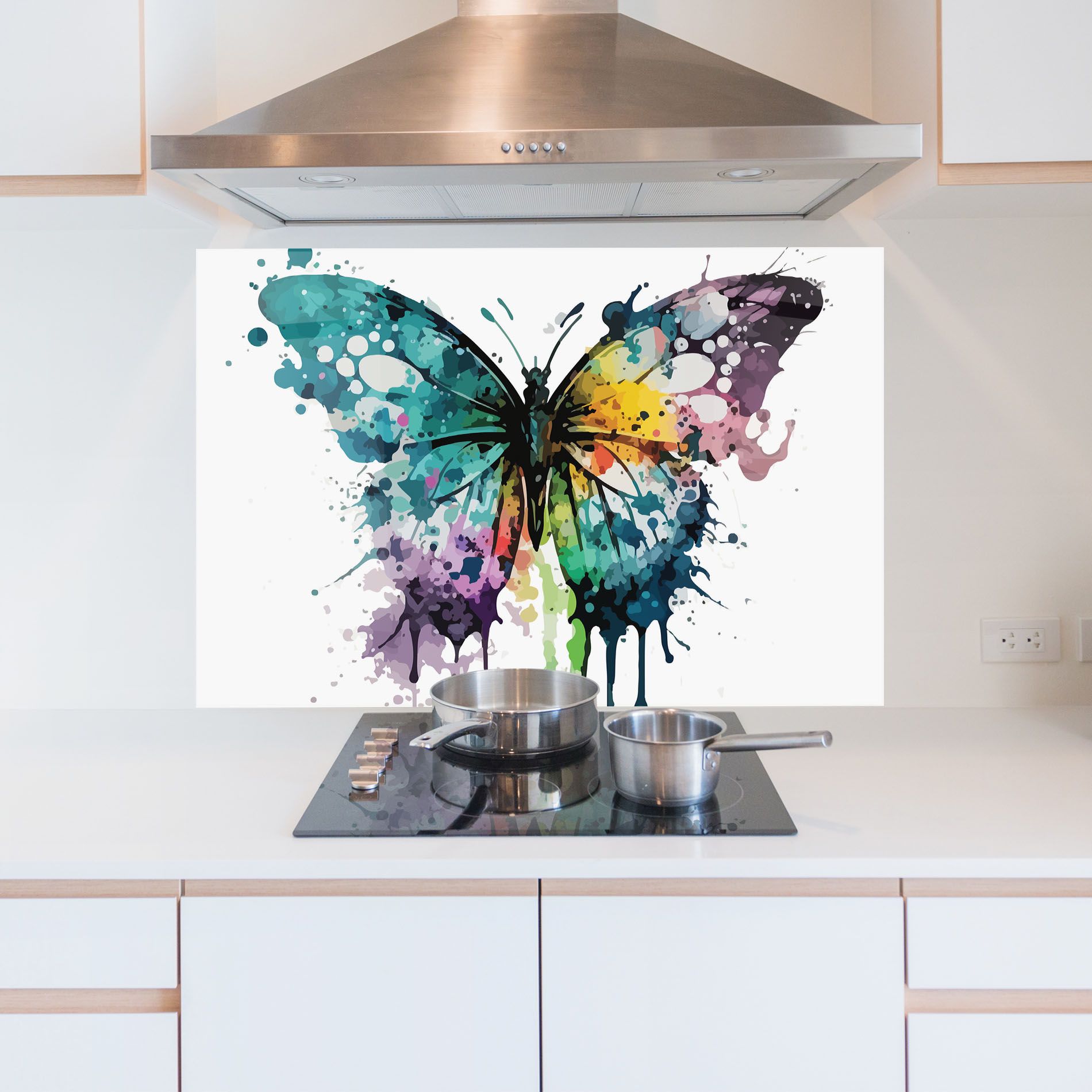 Watercolor Pretty Butterfly mockup 5