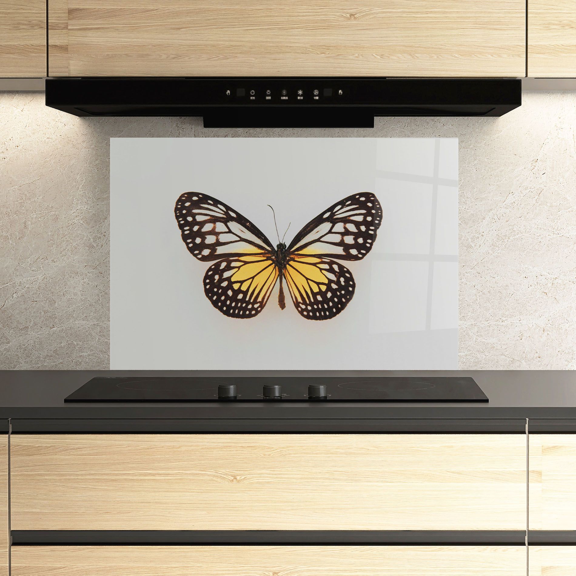 Butterfly On Grey mockup 3