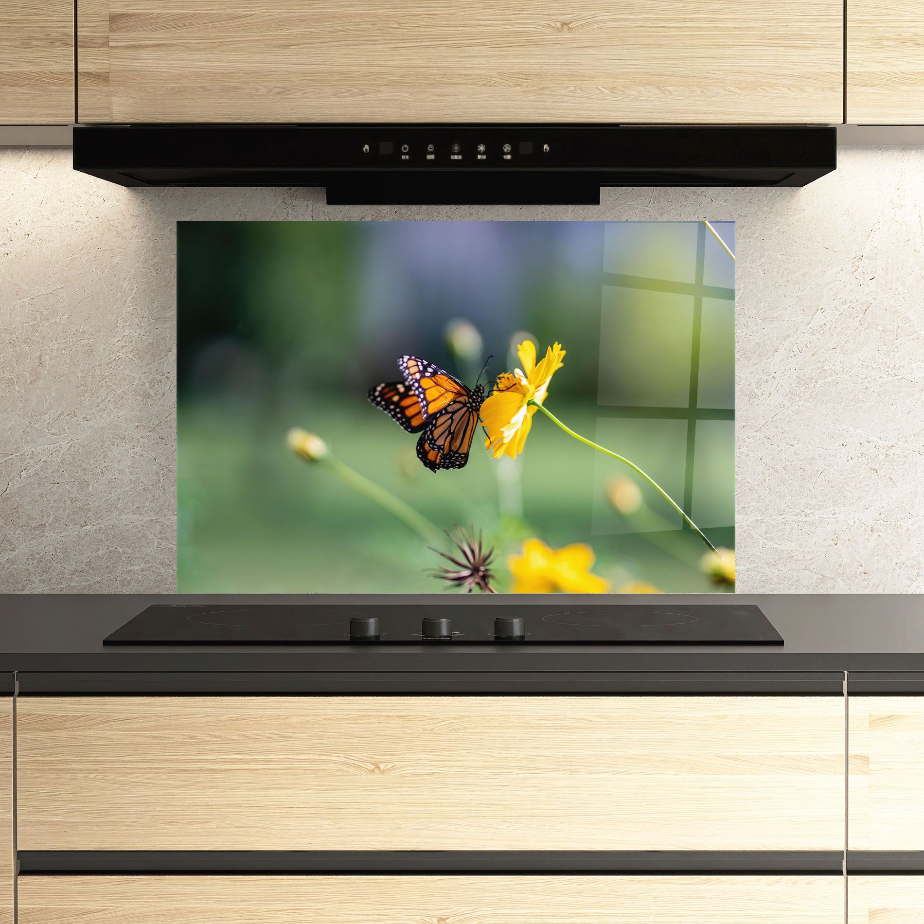 Nice Orange Butterfly mockup 3
