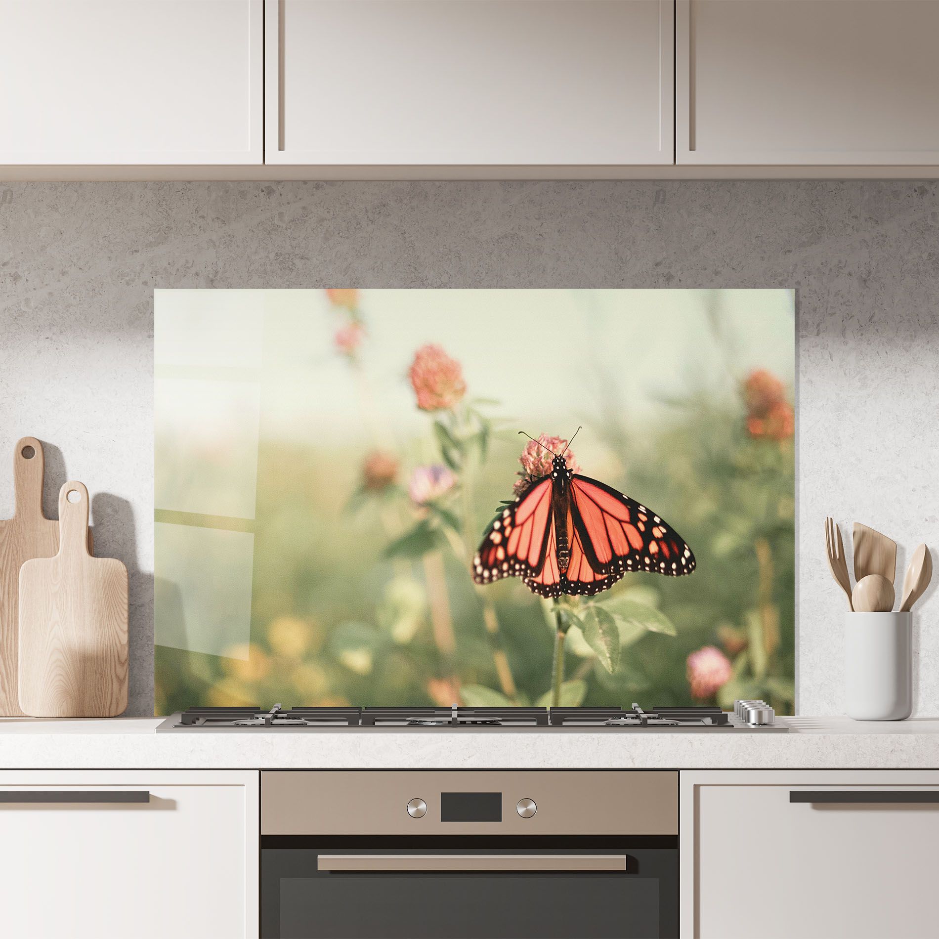 Light Red Butterfly mockup 7