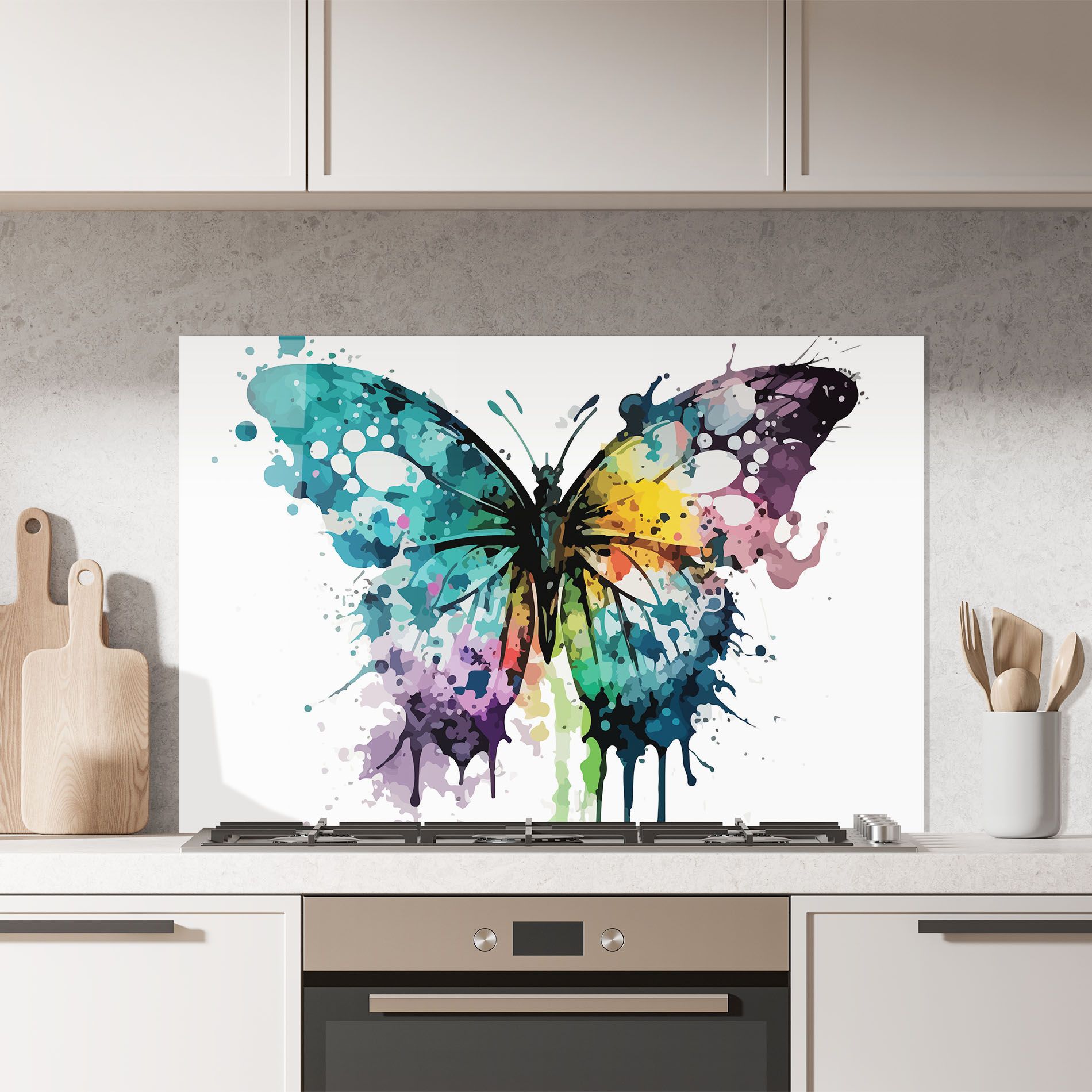 Watercolor Pretty Butterfly mockup 7