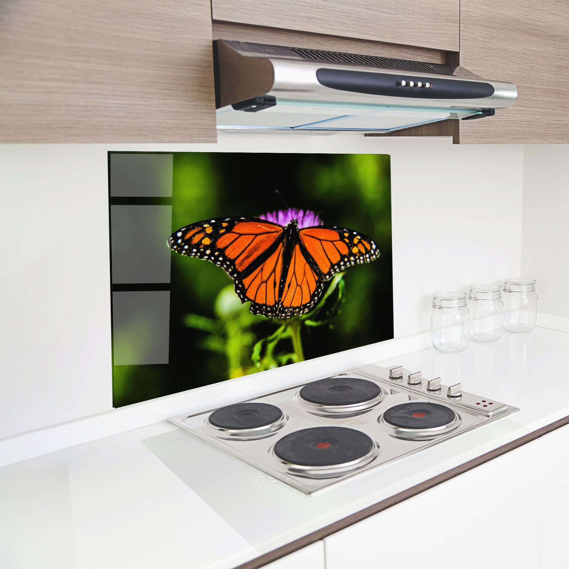 Orange Open Butterfly mockup 8