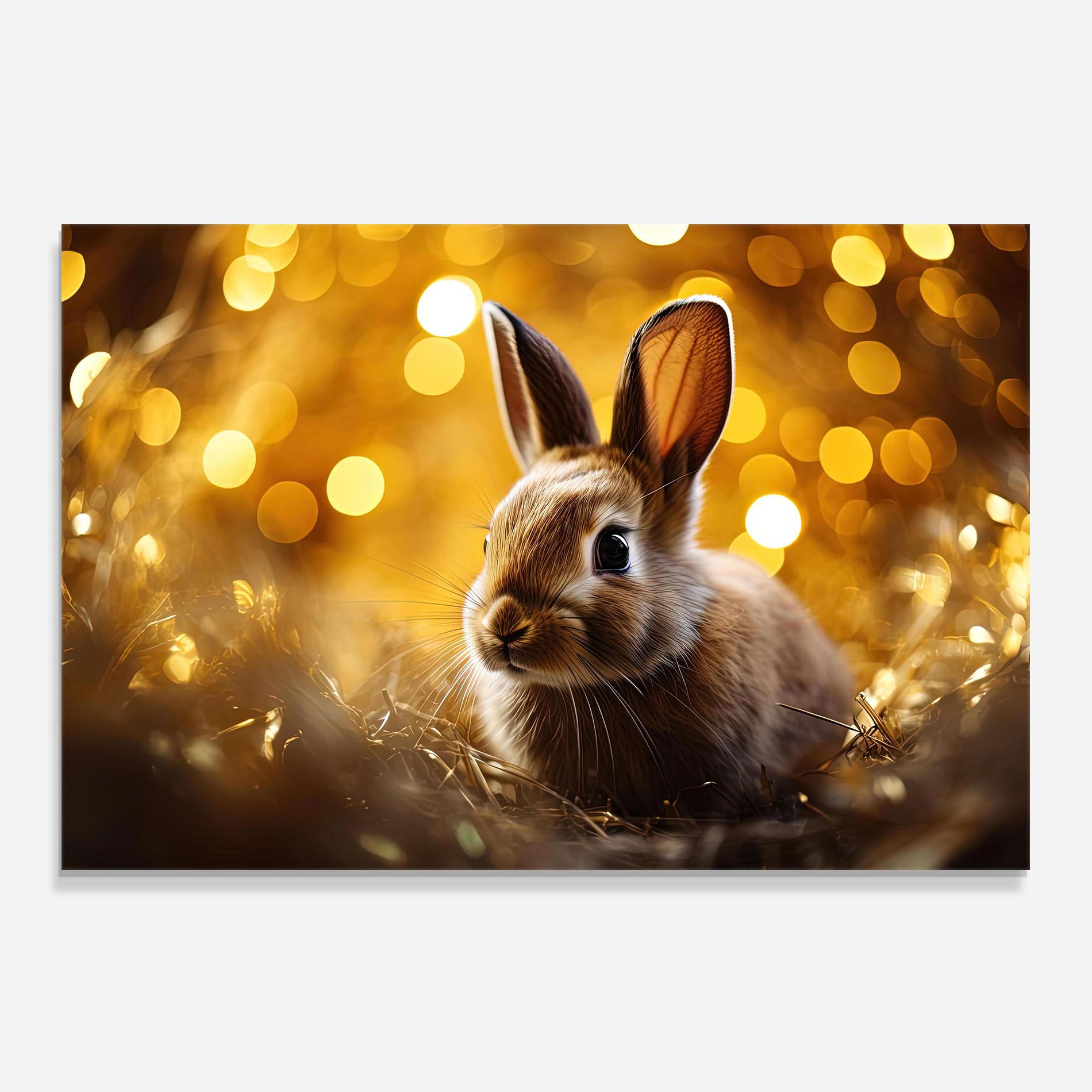 Gold Lights Bunny mockup 0