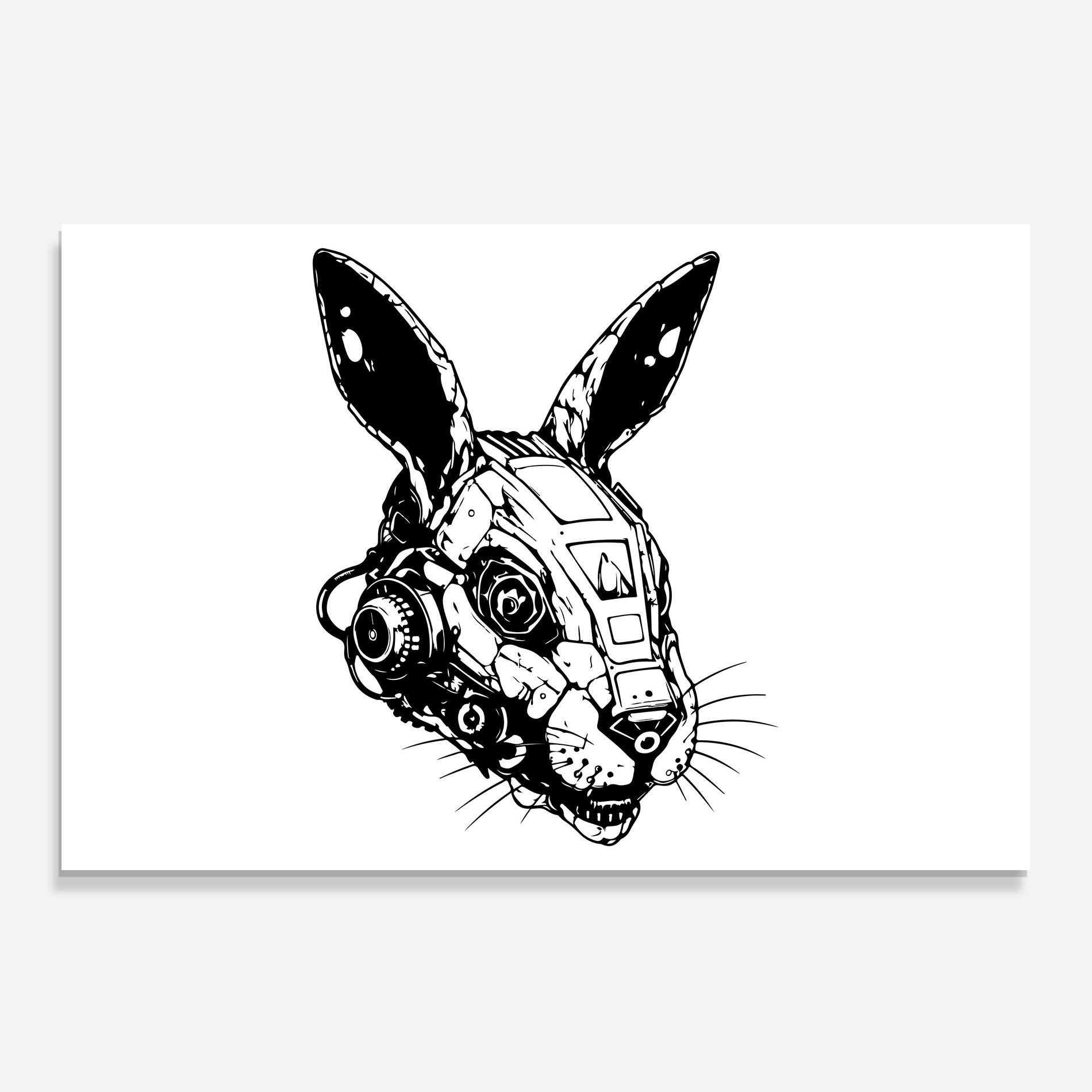 Rabbit Cyborg mockup 0