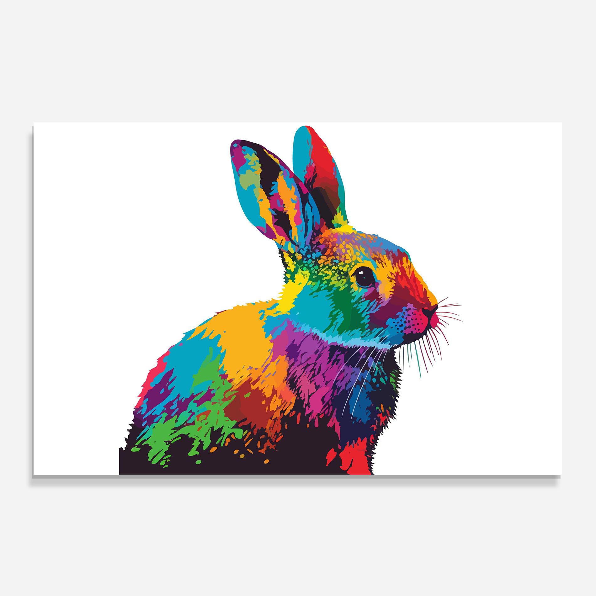 Yellow Blue Bunny mockup 0