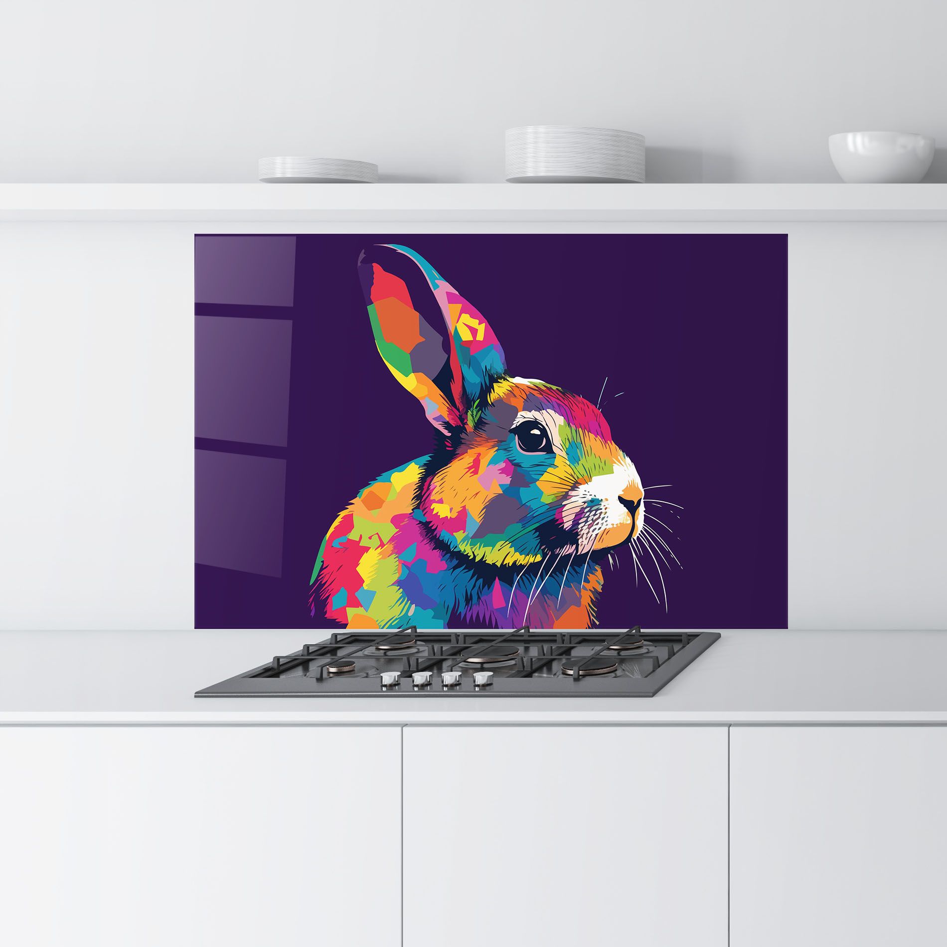 Bunny On Purple mockup 9