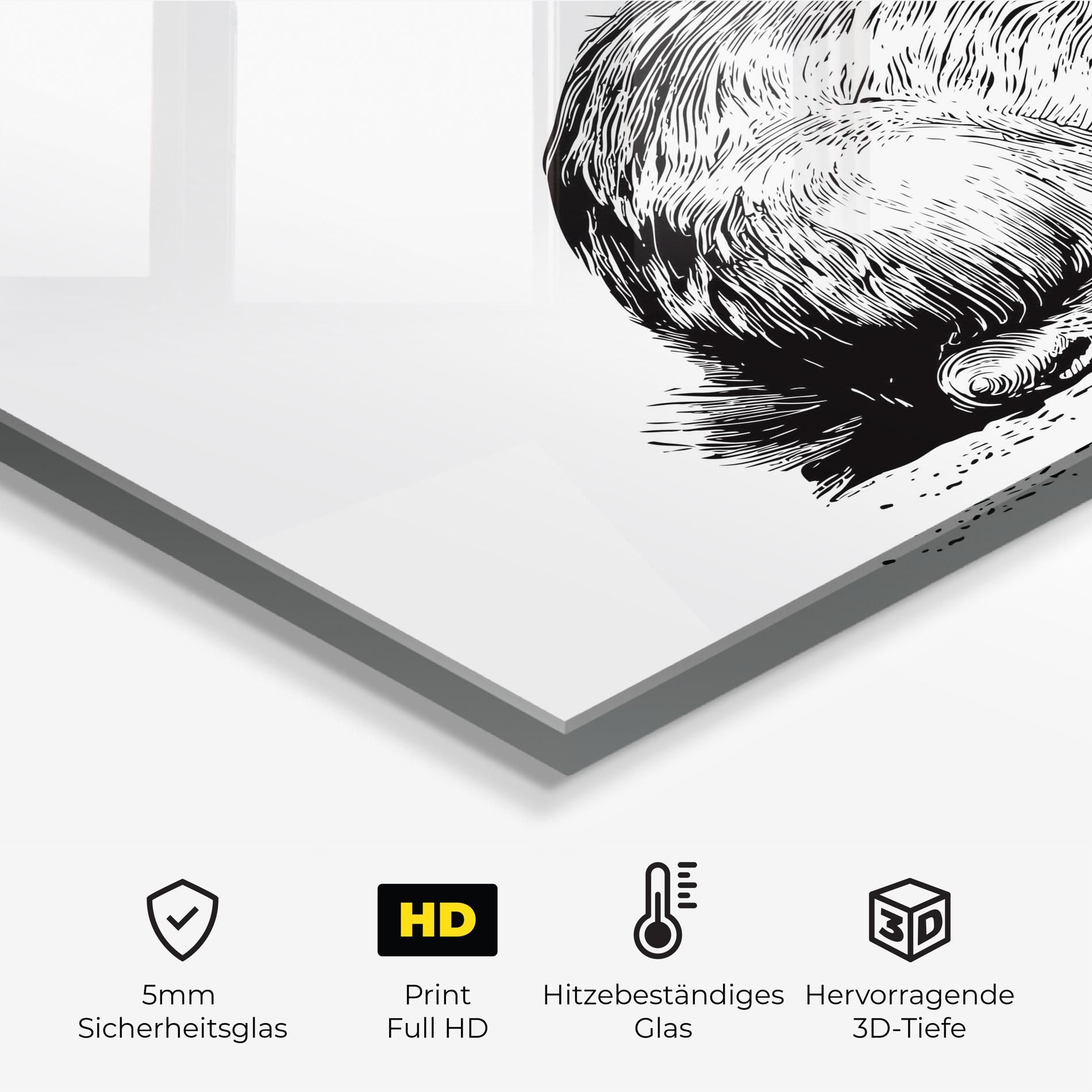 Bunny Black Lines mockup 2