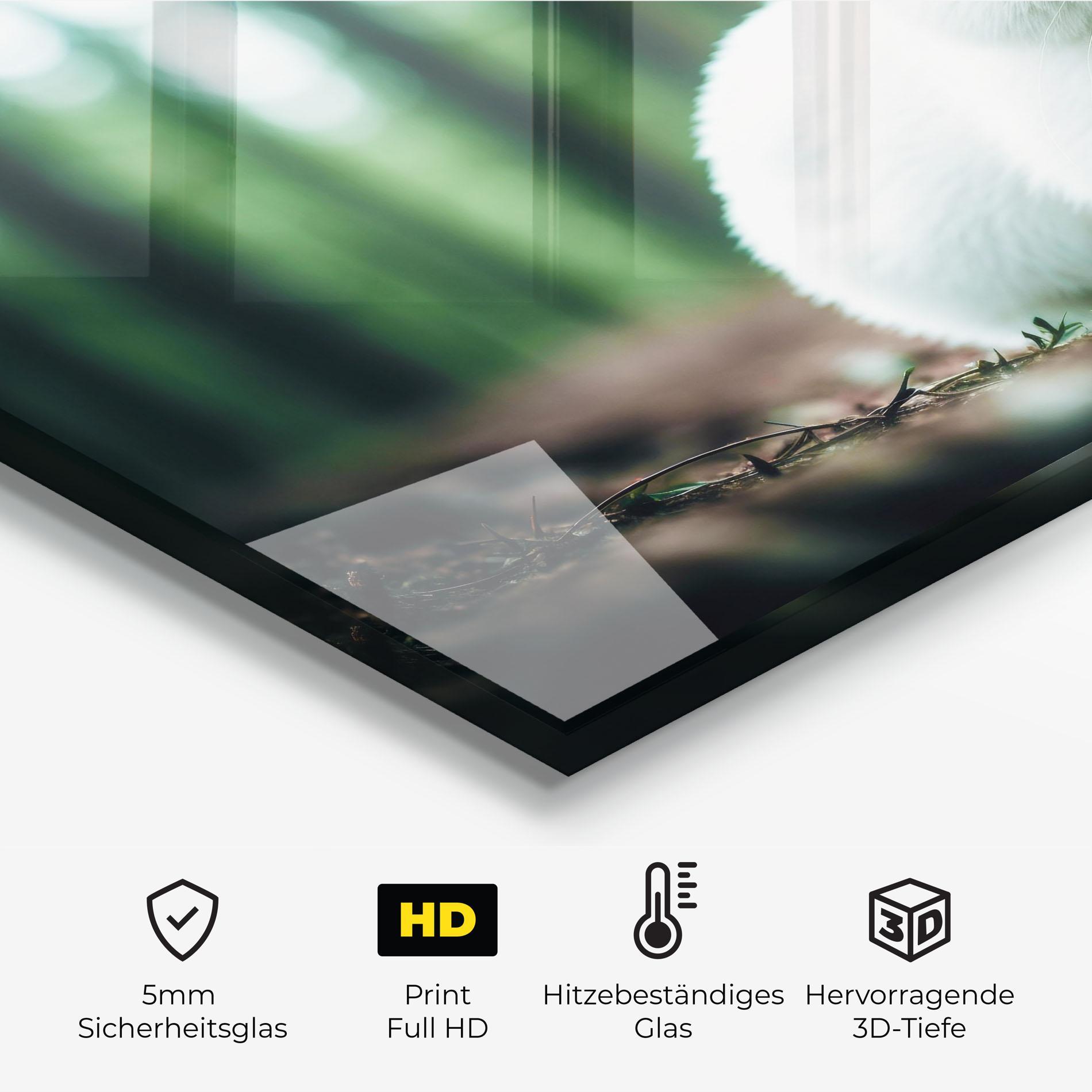 Küchenrückwand Glas Forest Bunny mockup 2