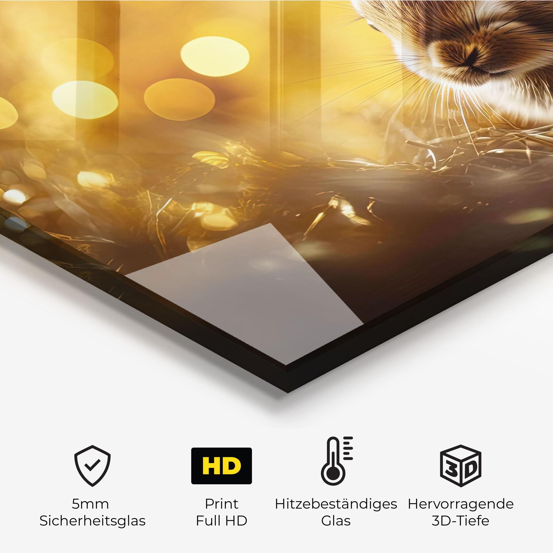 Gold Lights Bunny mockup 2