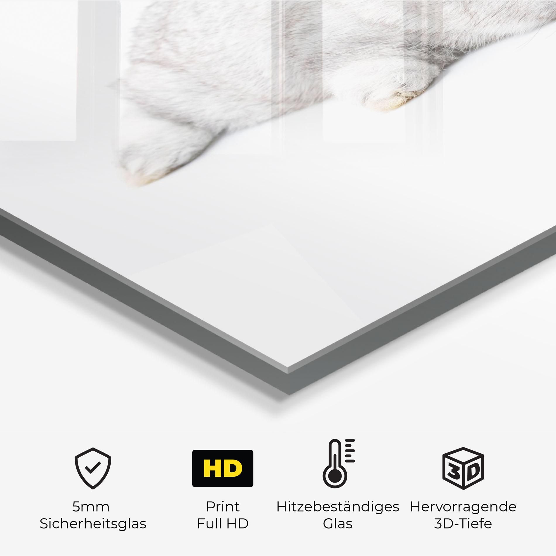 Light Gray Bunny Sleeping mockup 2