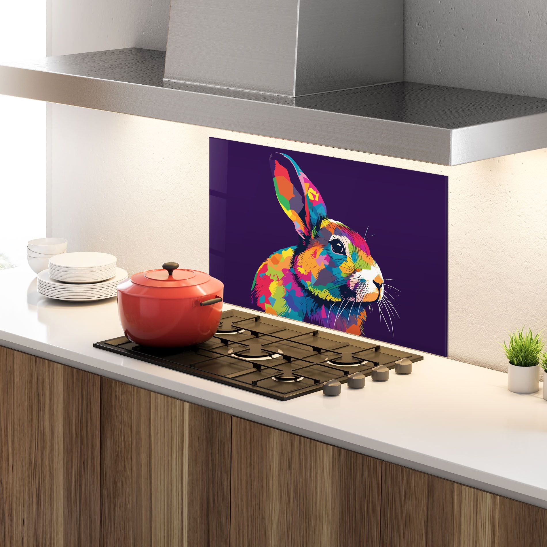 Bunny On Purple mockup 4