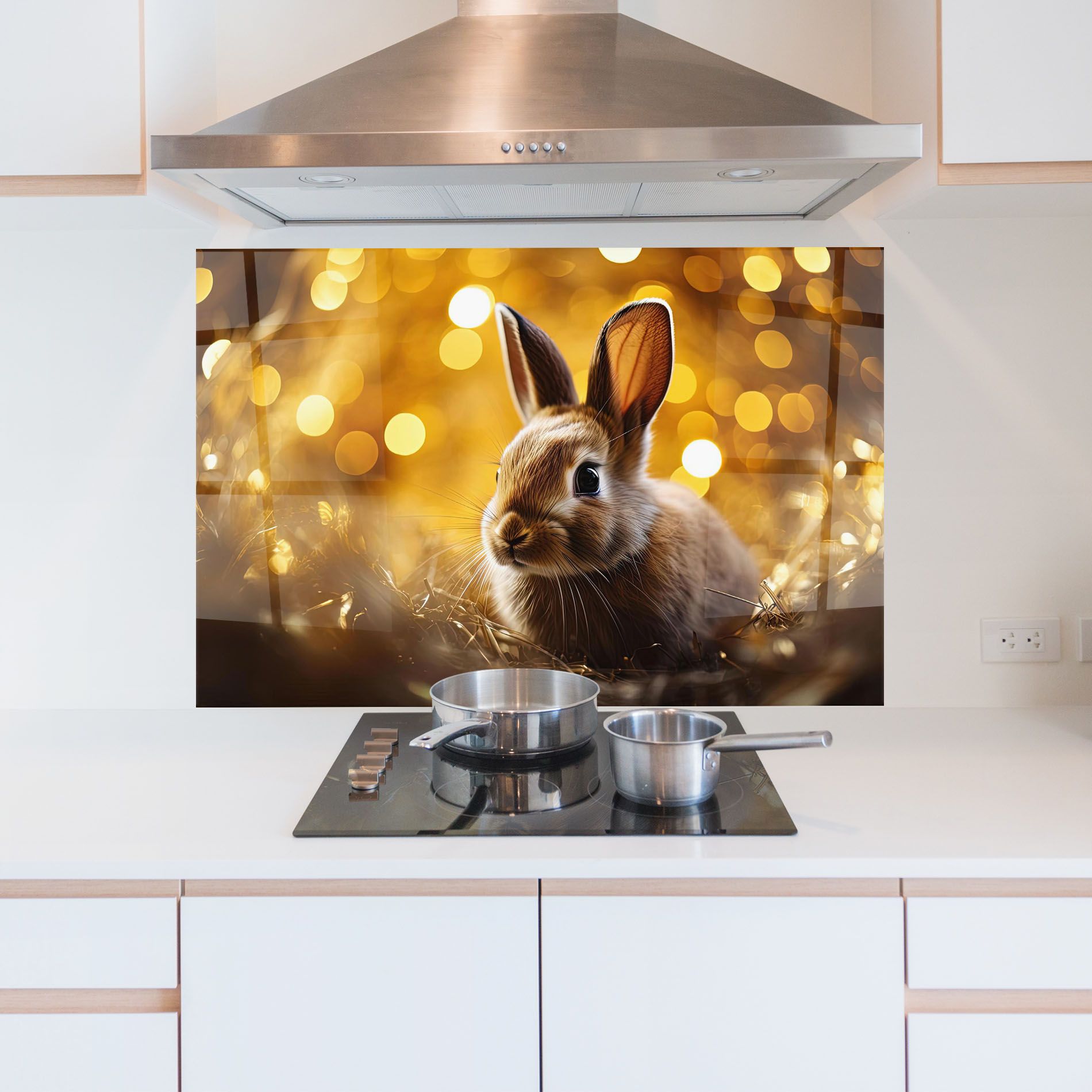 Gold Lights Bunny mockup 5
