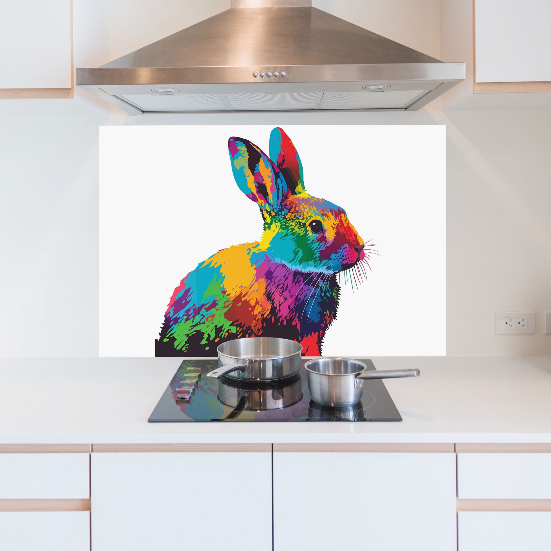 Yellow Blue Bunny mockup 5