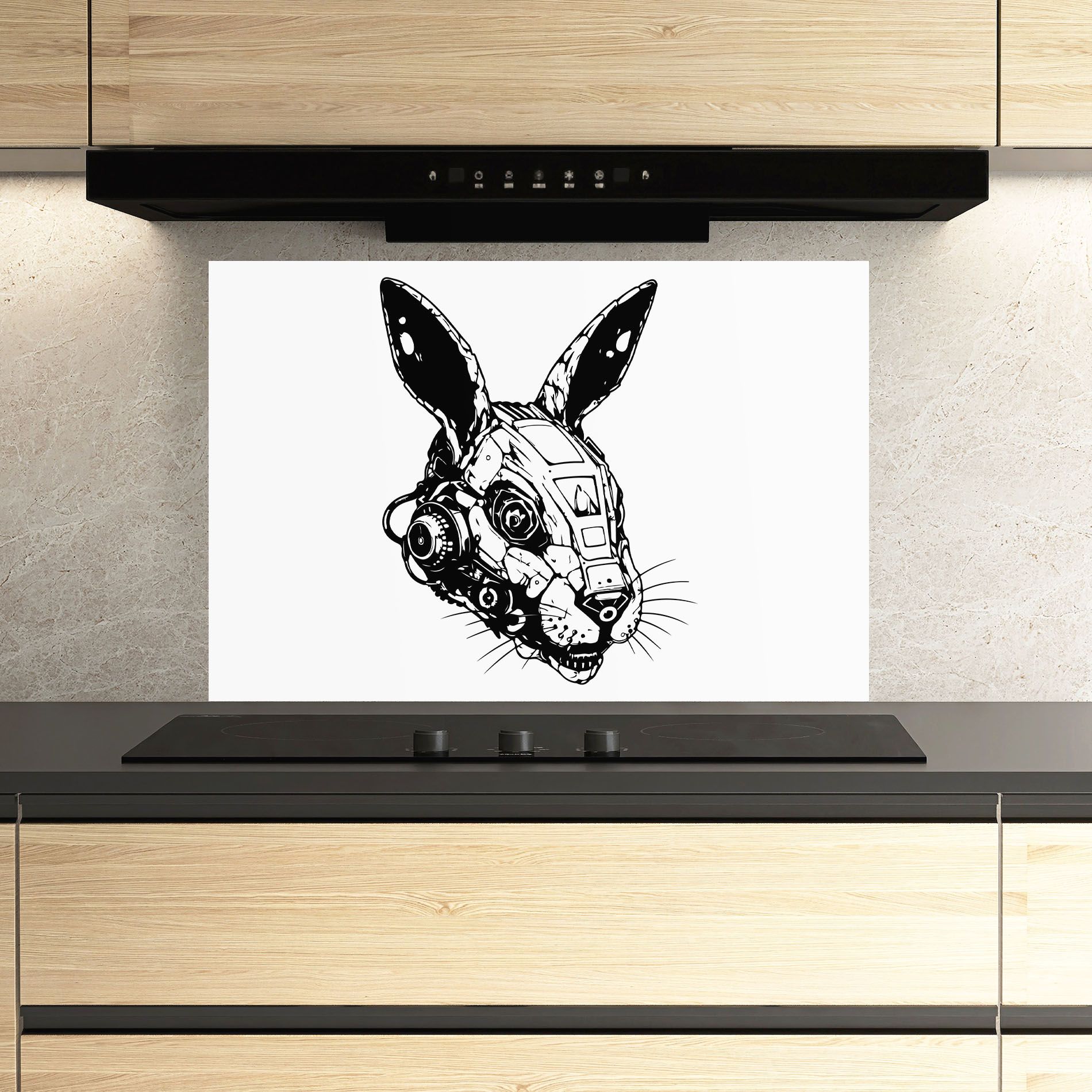 Rabbit Cyborg mockup 3